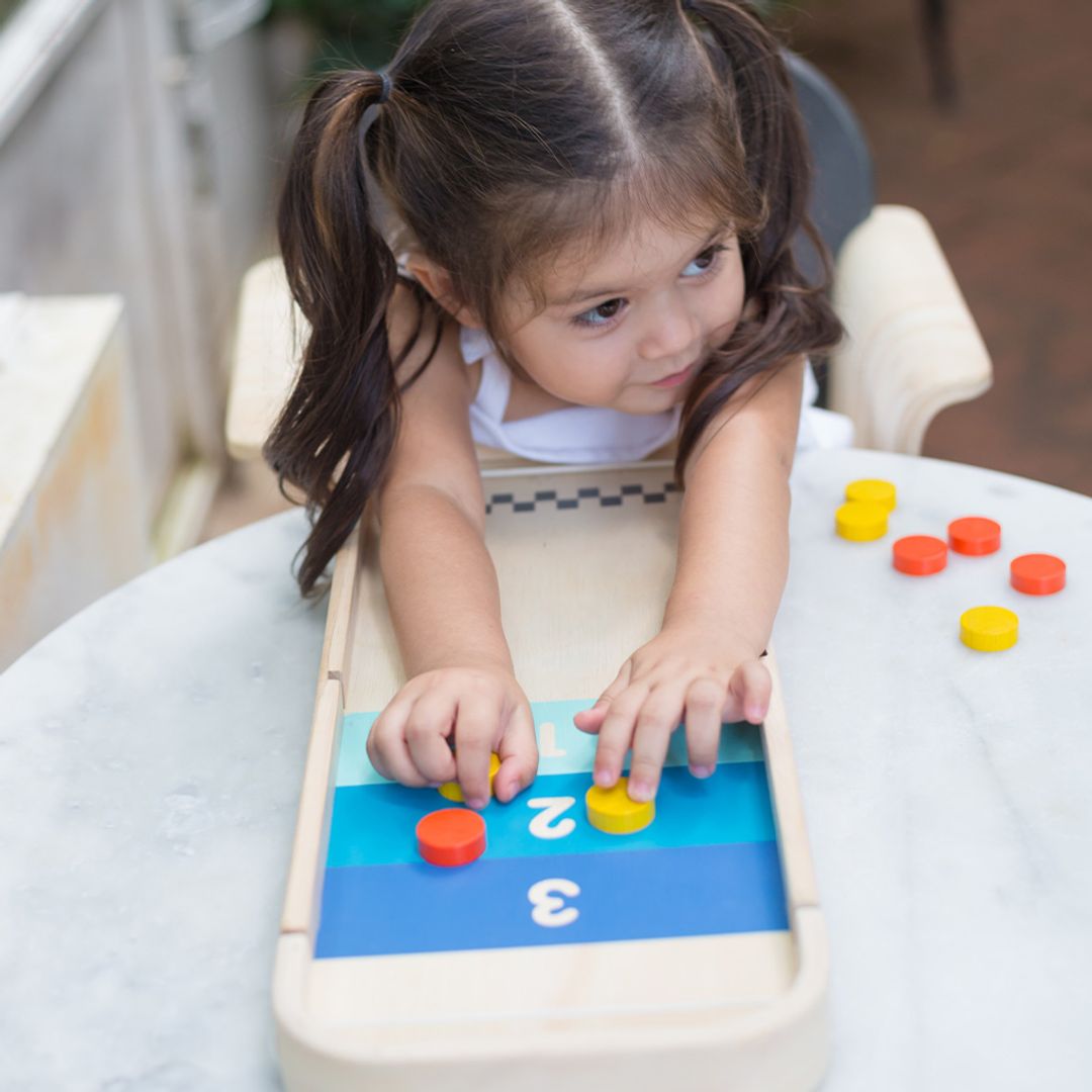 PlanToys 2-In-1 Shuffleboard Game