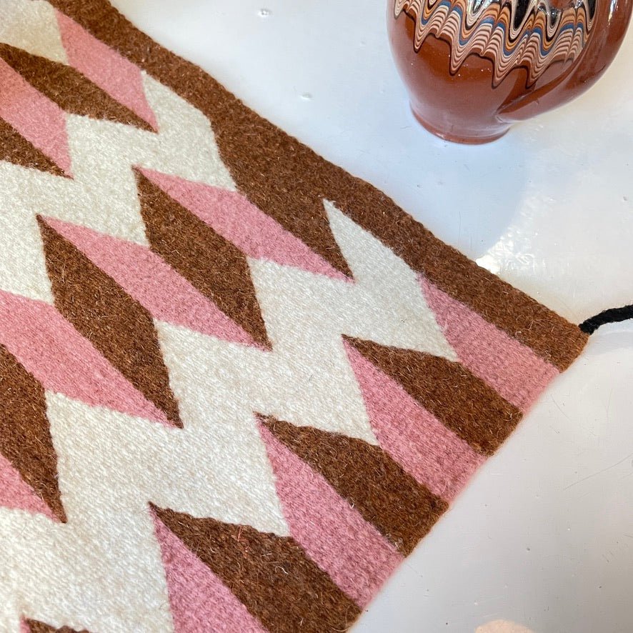 Archive New York Teo Rug in Umber/Pink