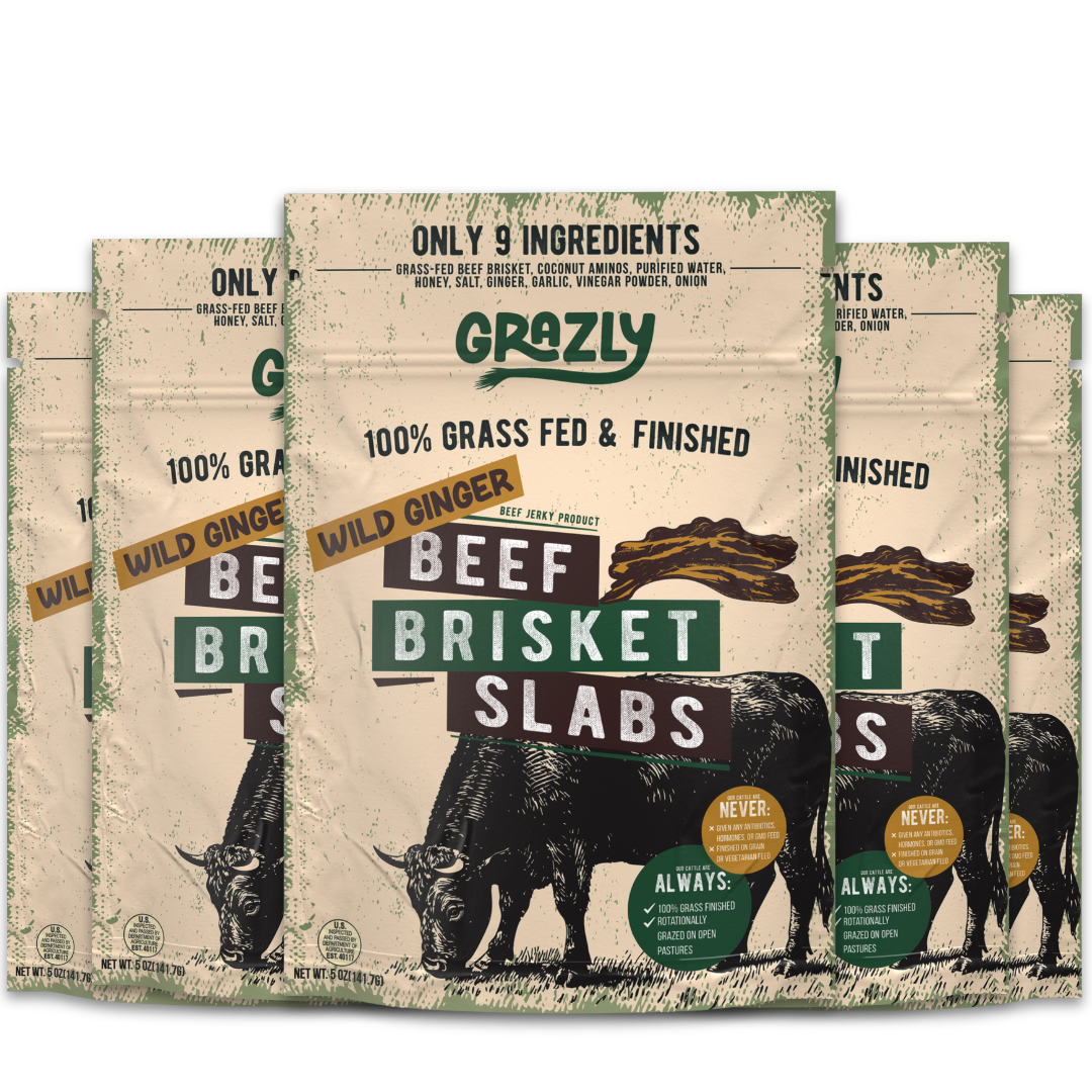 Grazly Wild Ginger Beef Brisket Slabs