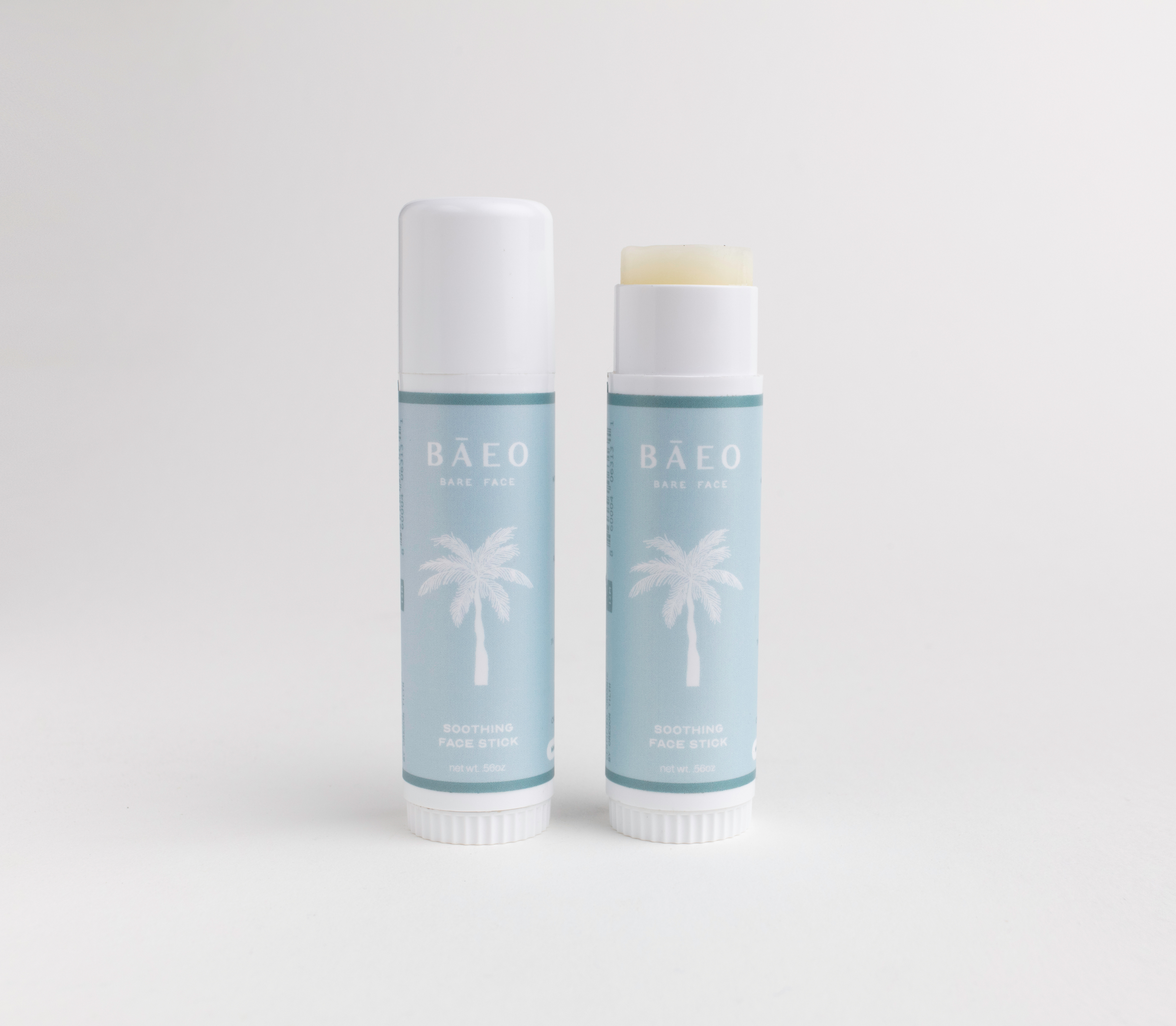 Two Bäeo skincare products on a white background