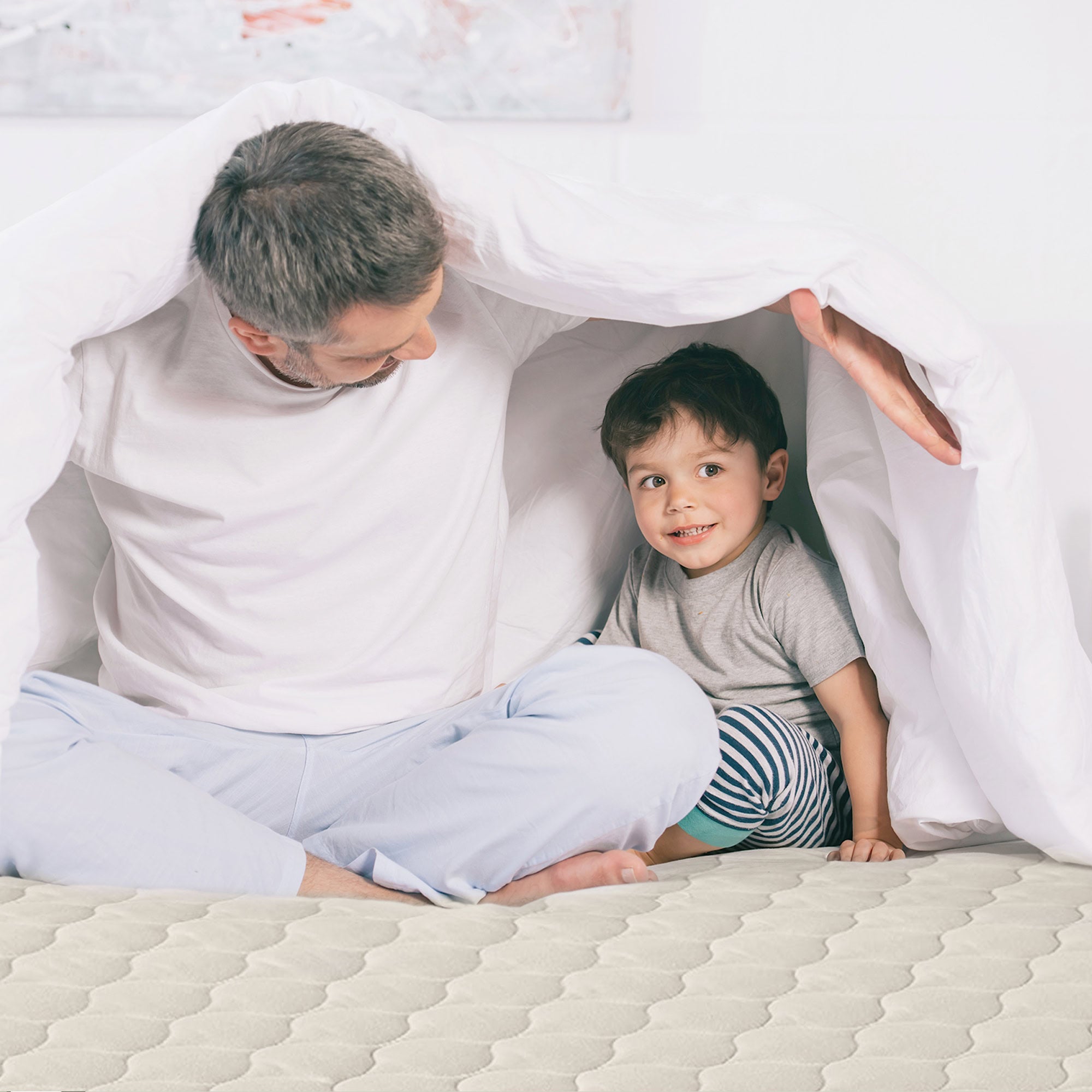Whisper Organics Organic Cotton Quilted Mattress Pad Protector