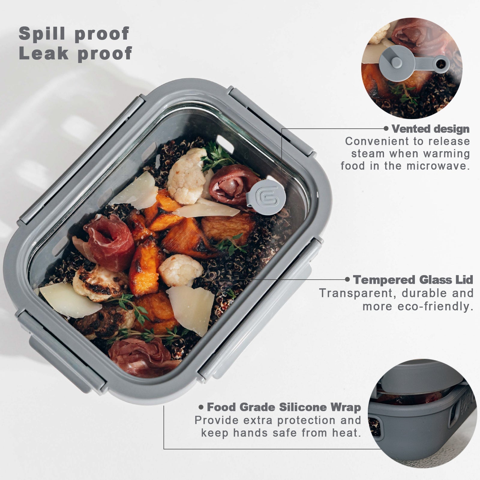 Genicook Multicolor Glass Storage Set