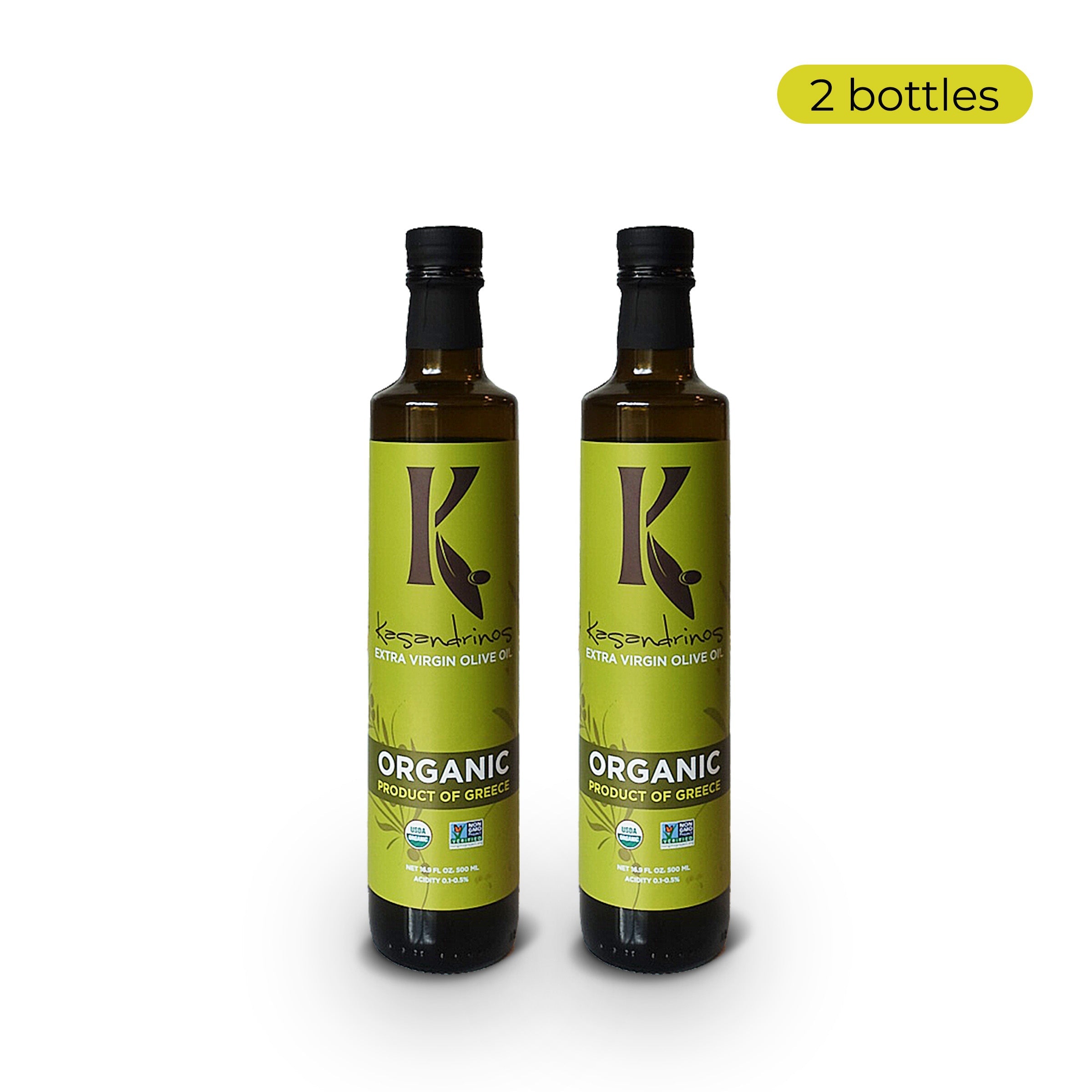 Kasandrinos International 500ml Bottle - Organic EVOO