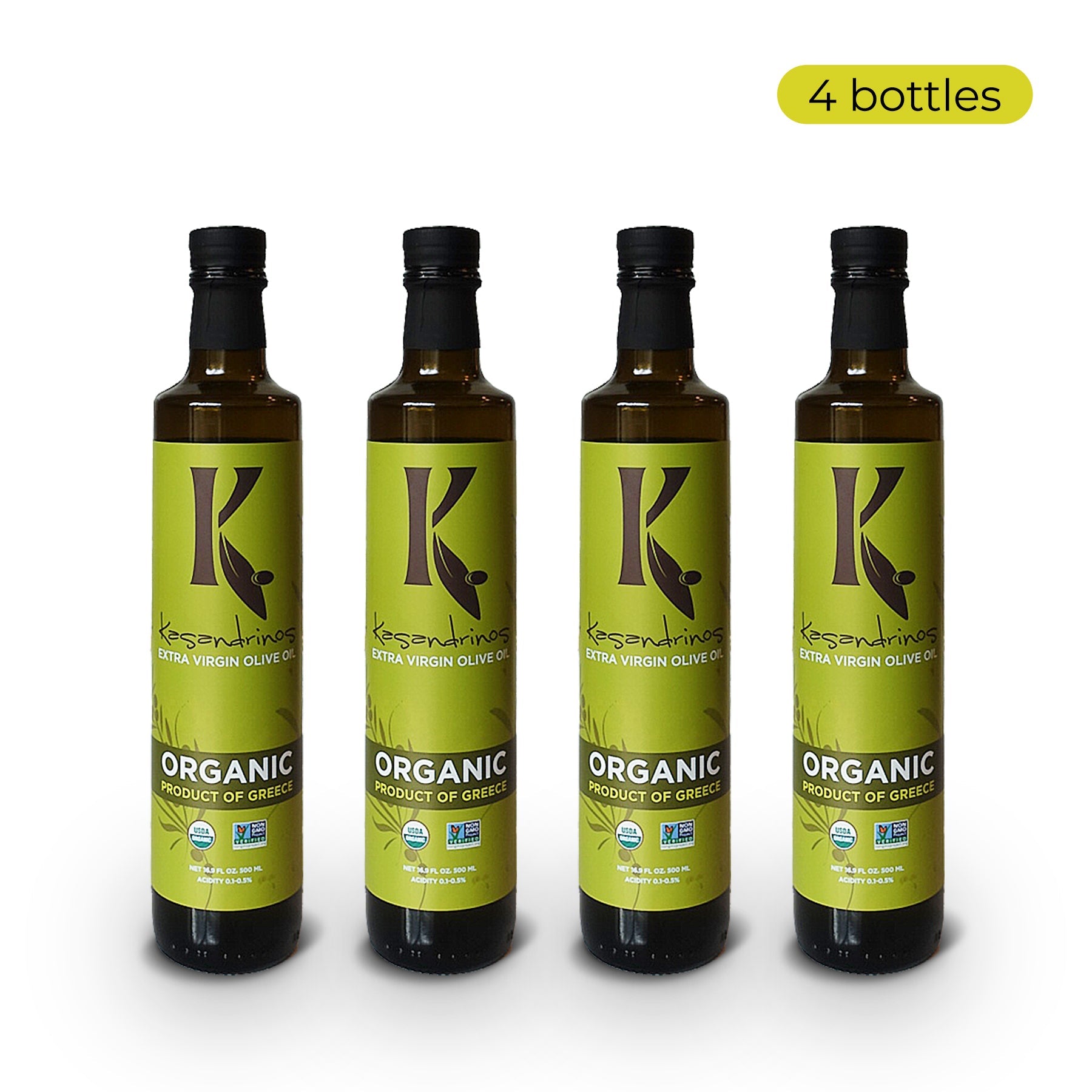 Kasandrinos International 500ml Bottle - Organic EVOO