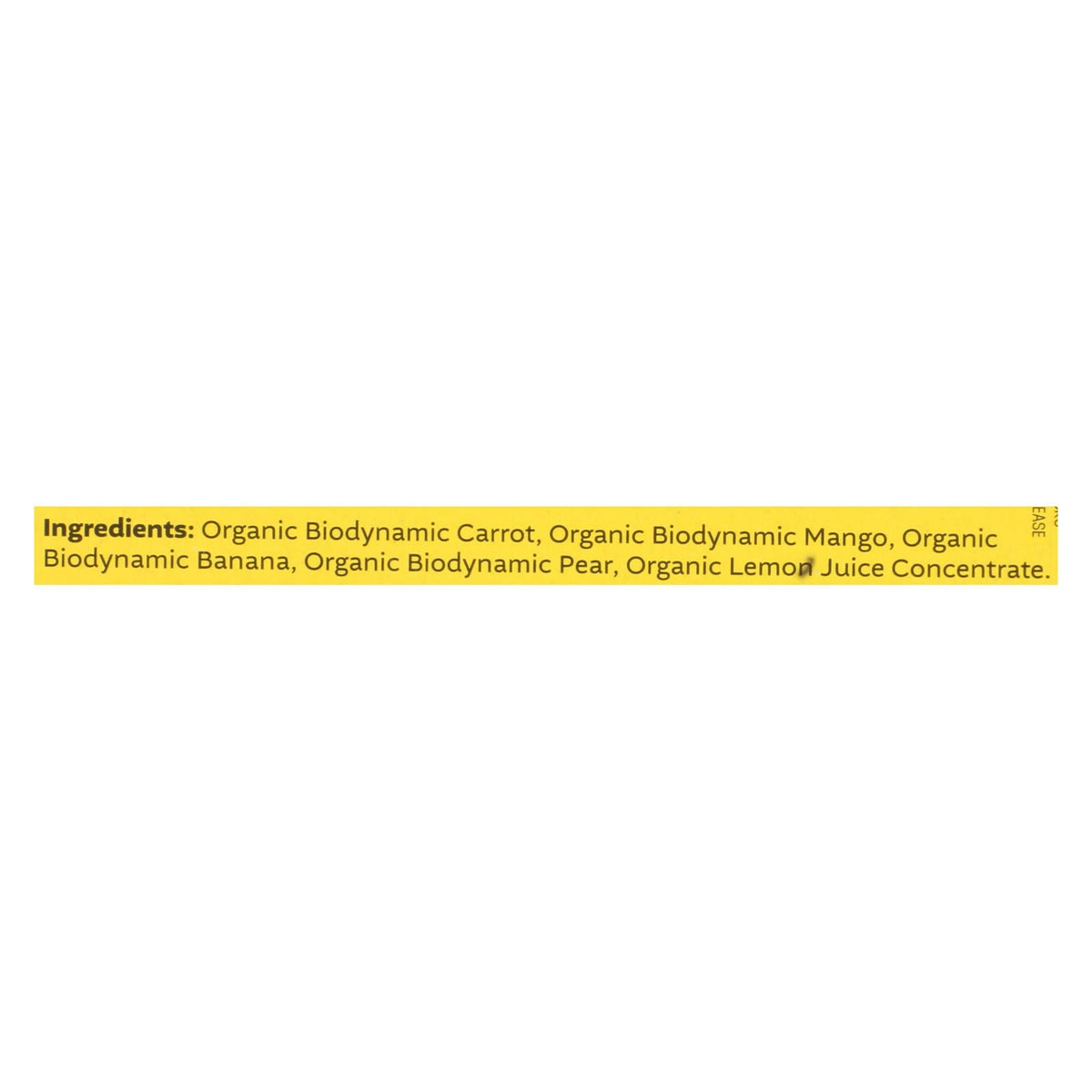 White Leaf Provisions Organic Baby Food, Mango, 3.17 Ounces (Pack of 6)