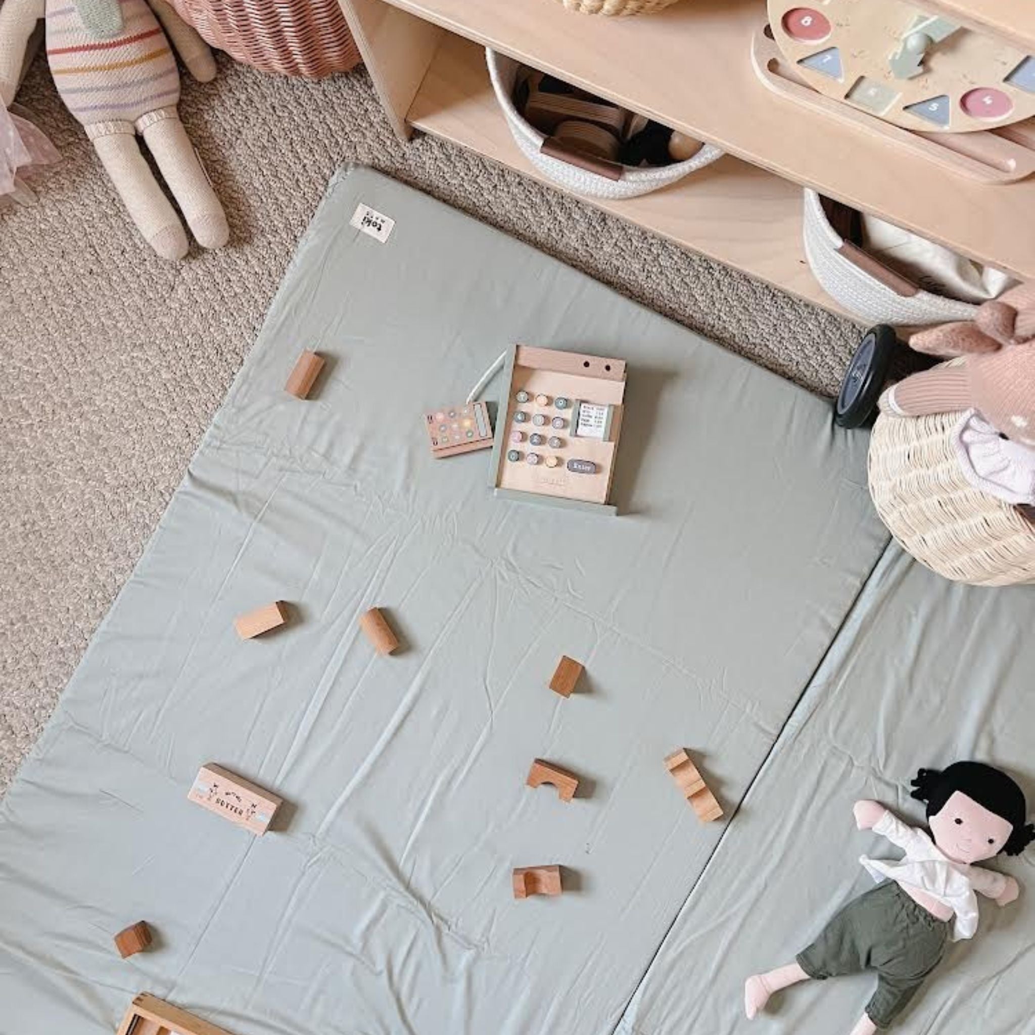 Toki Mats Sage + Breeze Organic Cotton Mat