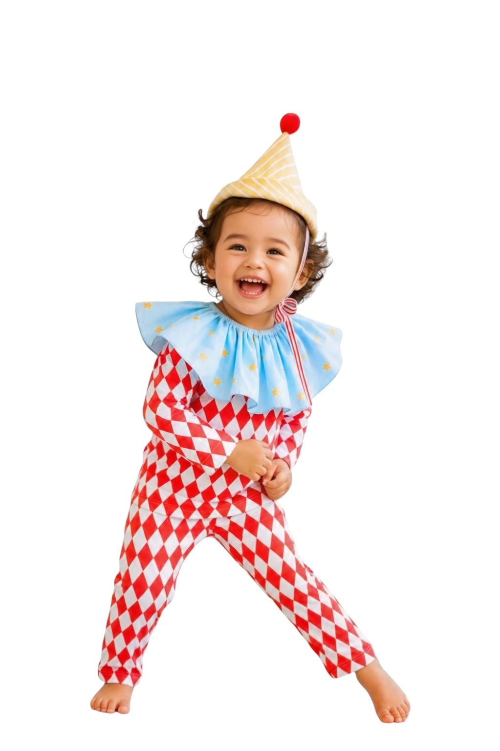 Band of the Wild Harlequin Clown Costume