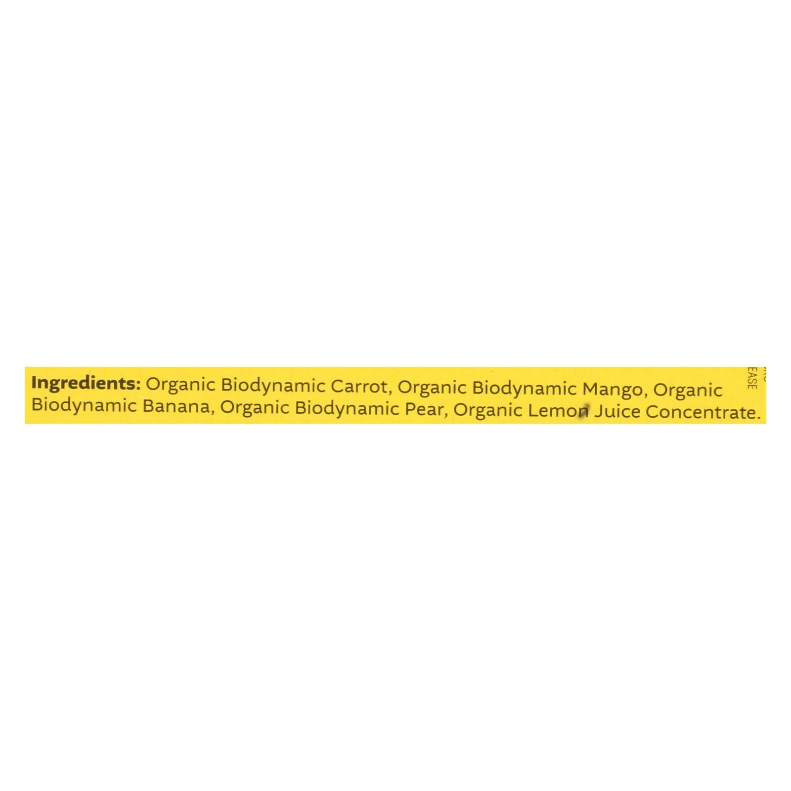 White Leaf Provisions Organic Baby Food, Mango, 3.17 Ounces (Pack of 6)