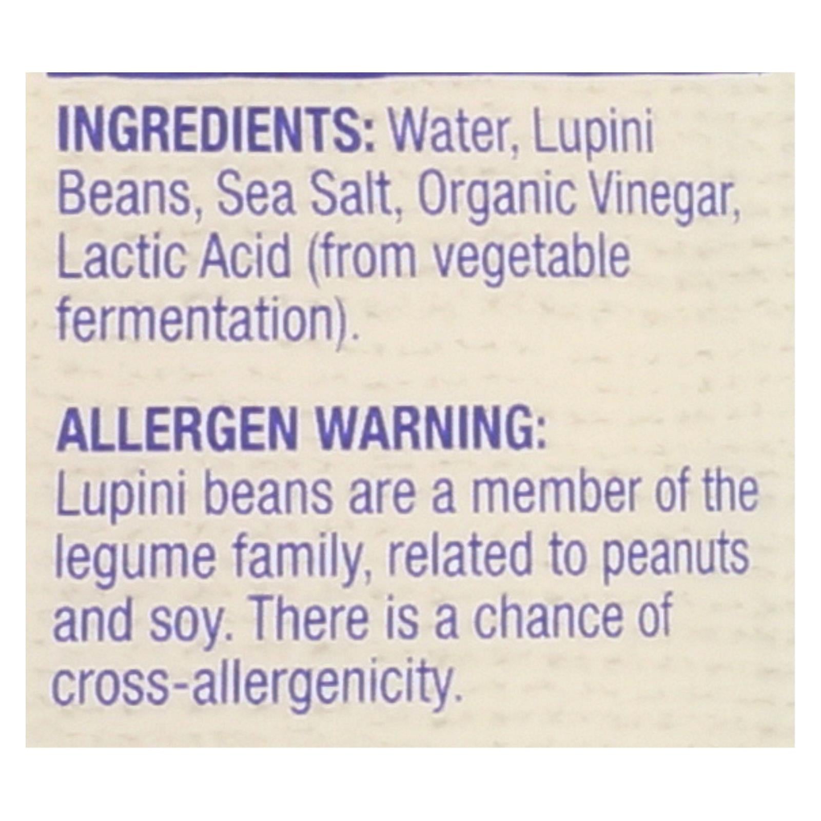 Brami Lupini Snack: Sea Salt Delights, 8-Pack x 5.3 Oz