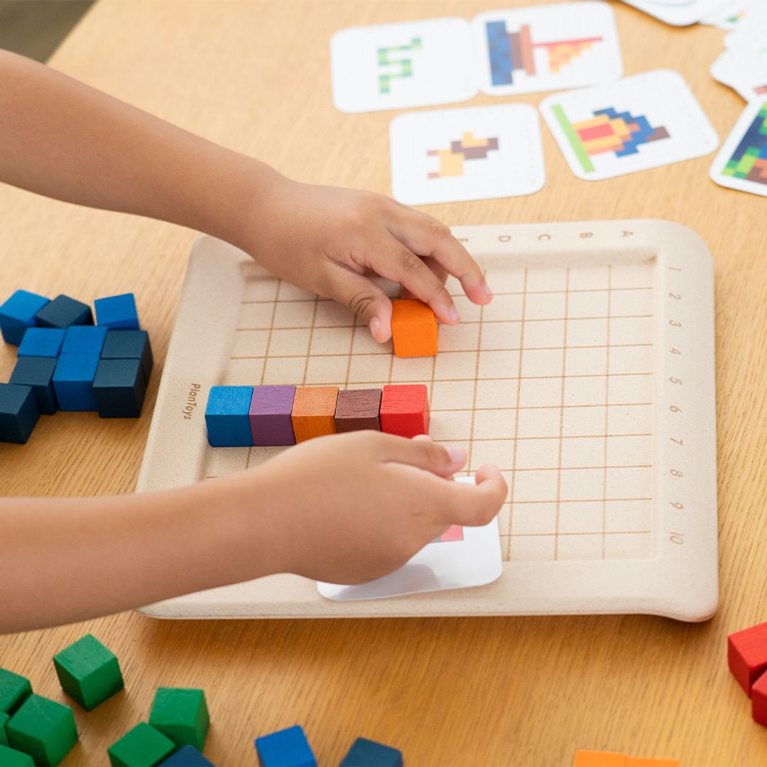PlanToys 100 Counting Cubes - Unit Plus