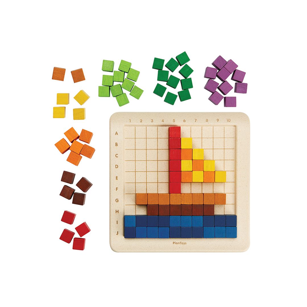 PlanToys 100 Counting Cubes - Unit Plus