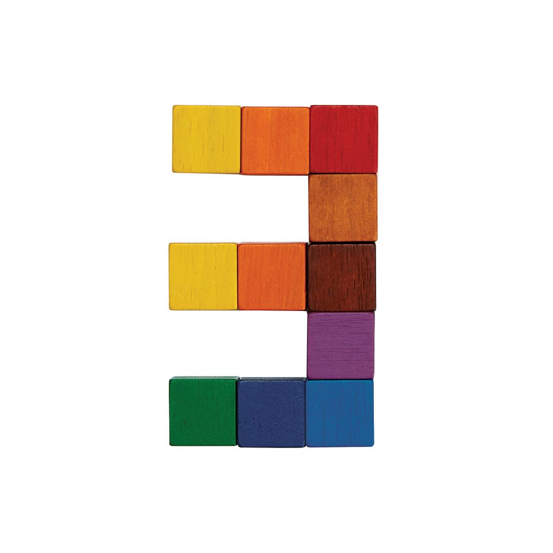 PlanToys 100 Counting Cubes - Unit Plus