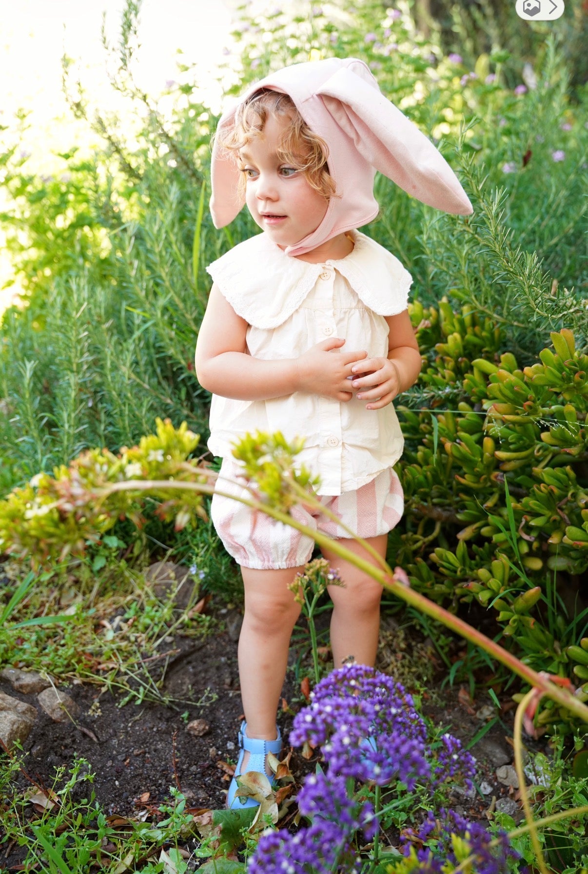Band of the Wild Pink Bunny Bonnet and Bunny Tail Set