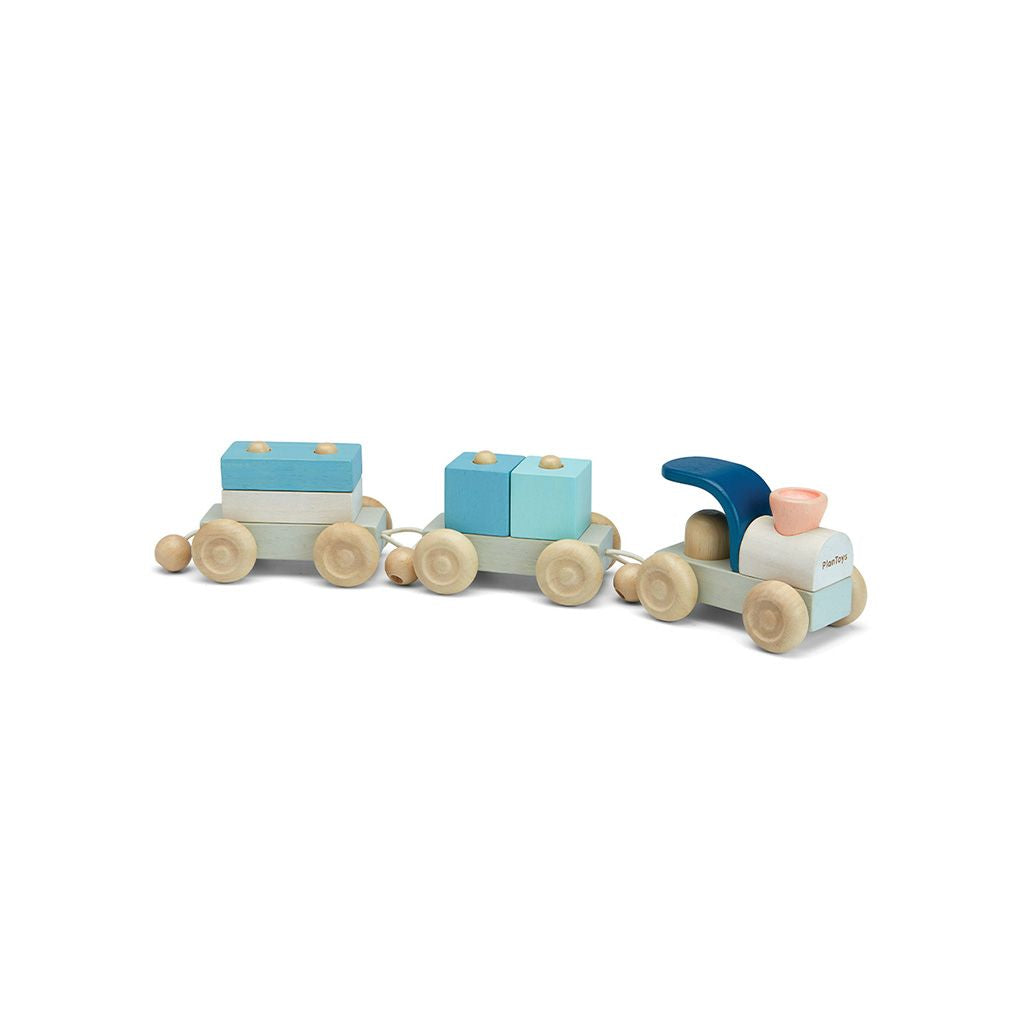 PlanToys Stacking Train Trio - Orchard
