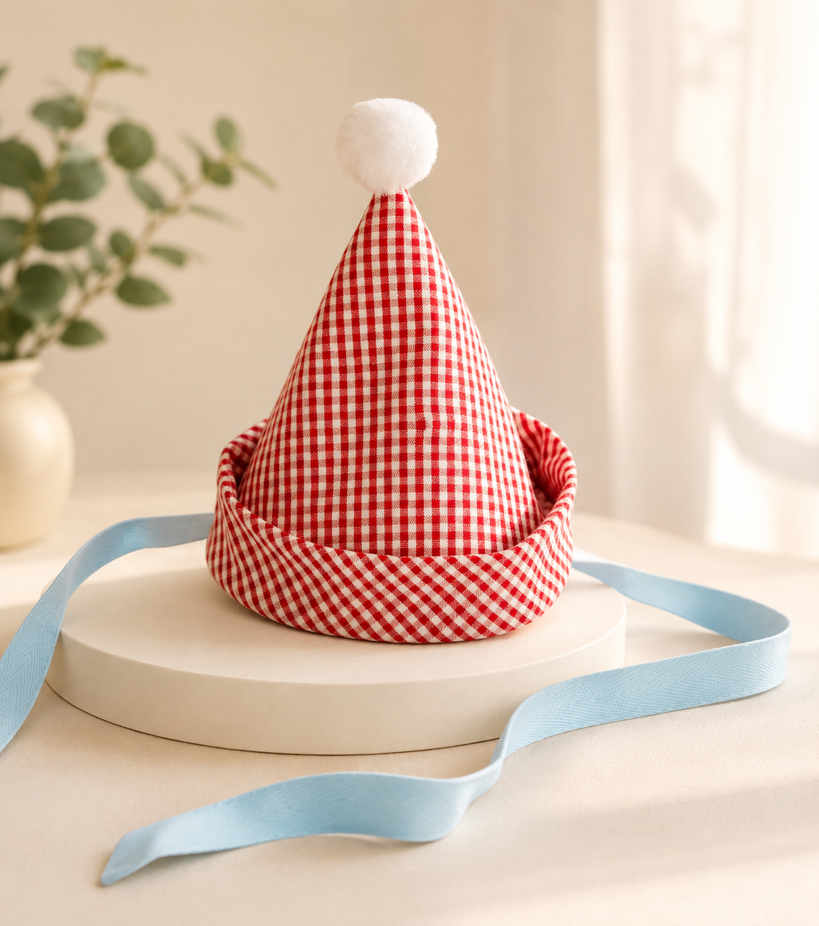 Band of the Wild Gingham Party Hat