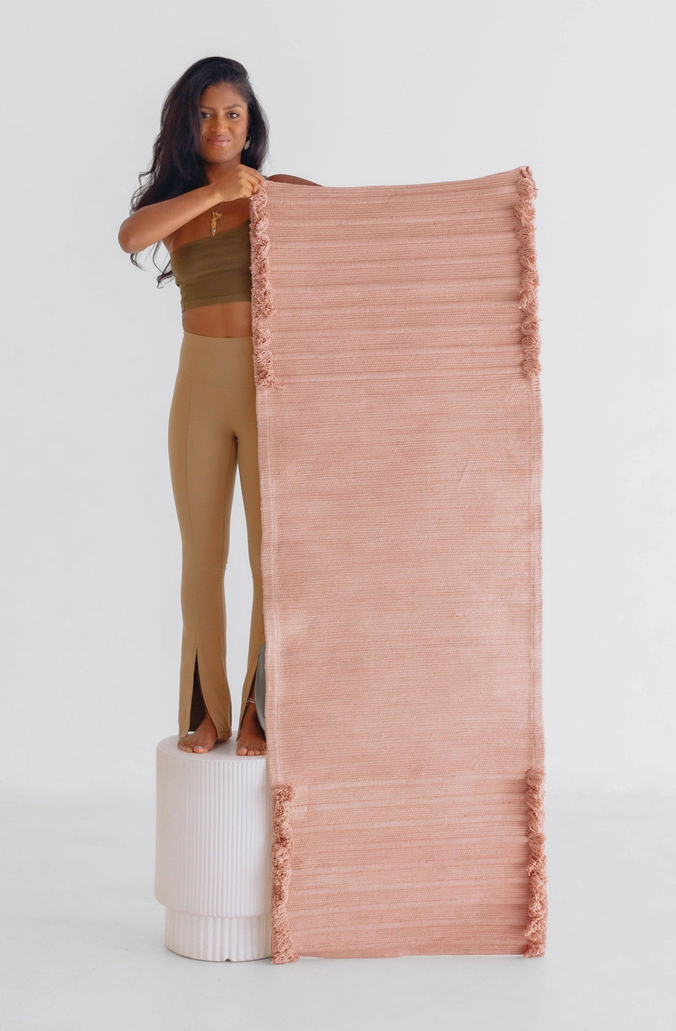Oko Living Rose Quartz - Naturally Dyed Herbal Yoga Mat - Gimme