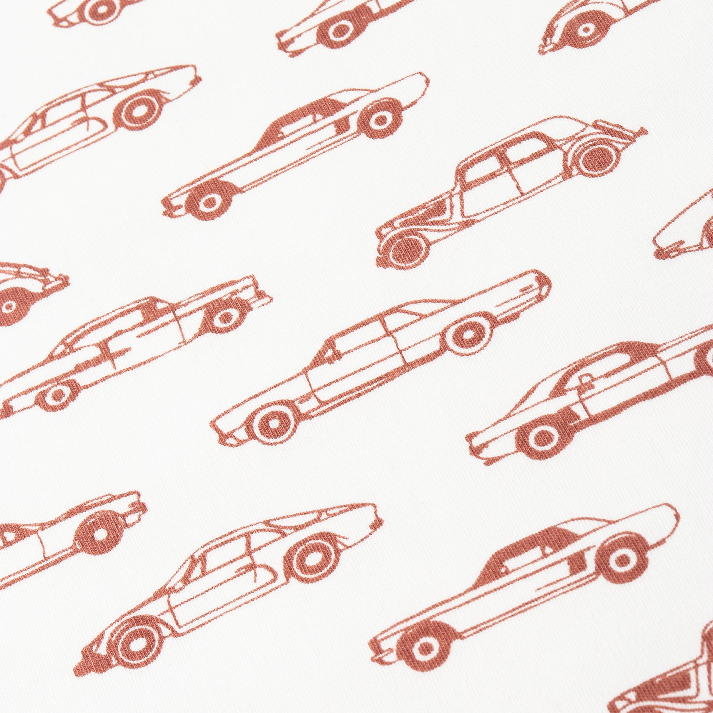 Makemake Organics - Organic Swaddle Blanket & Hat Set - Cars