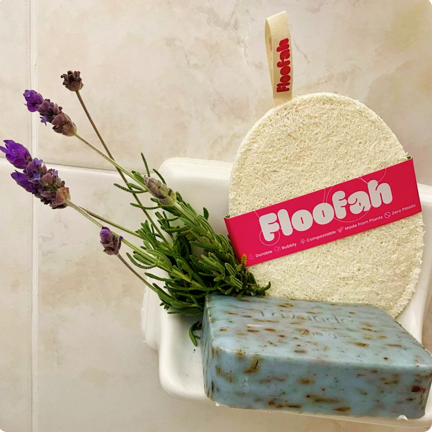 Floofah Exfoliating Shower Loofah
