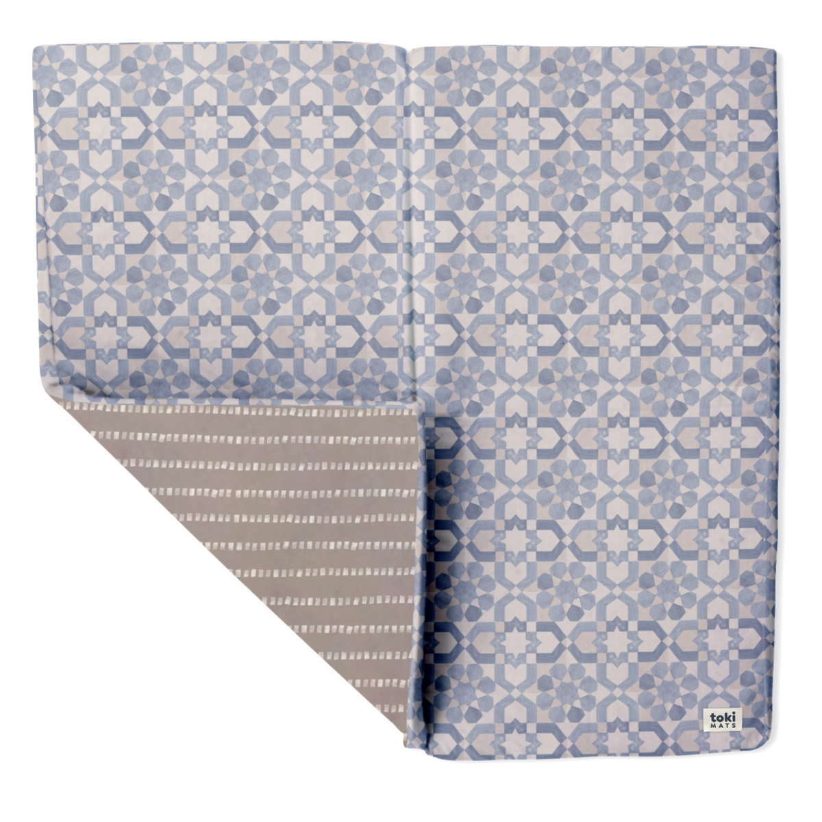 Toki Mats Blue Tile Organic Cotton Mat