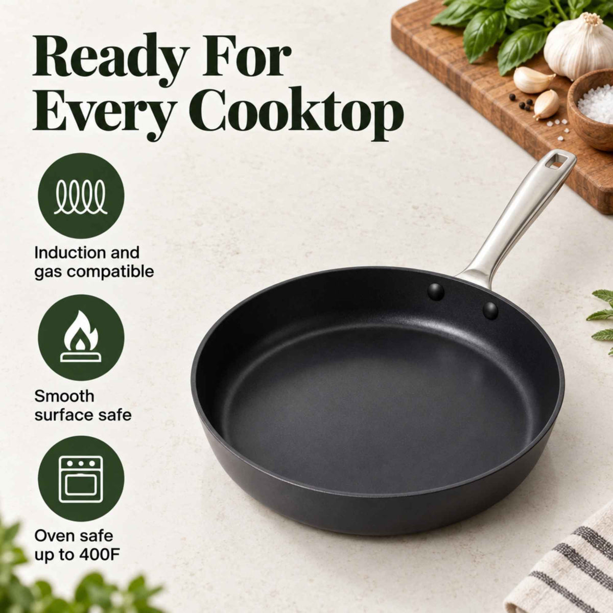 Alva Cookware Ceramic Nonstick Frying Pan