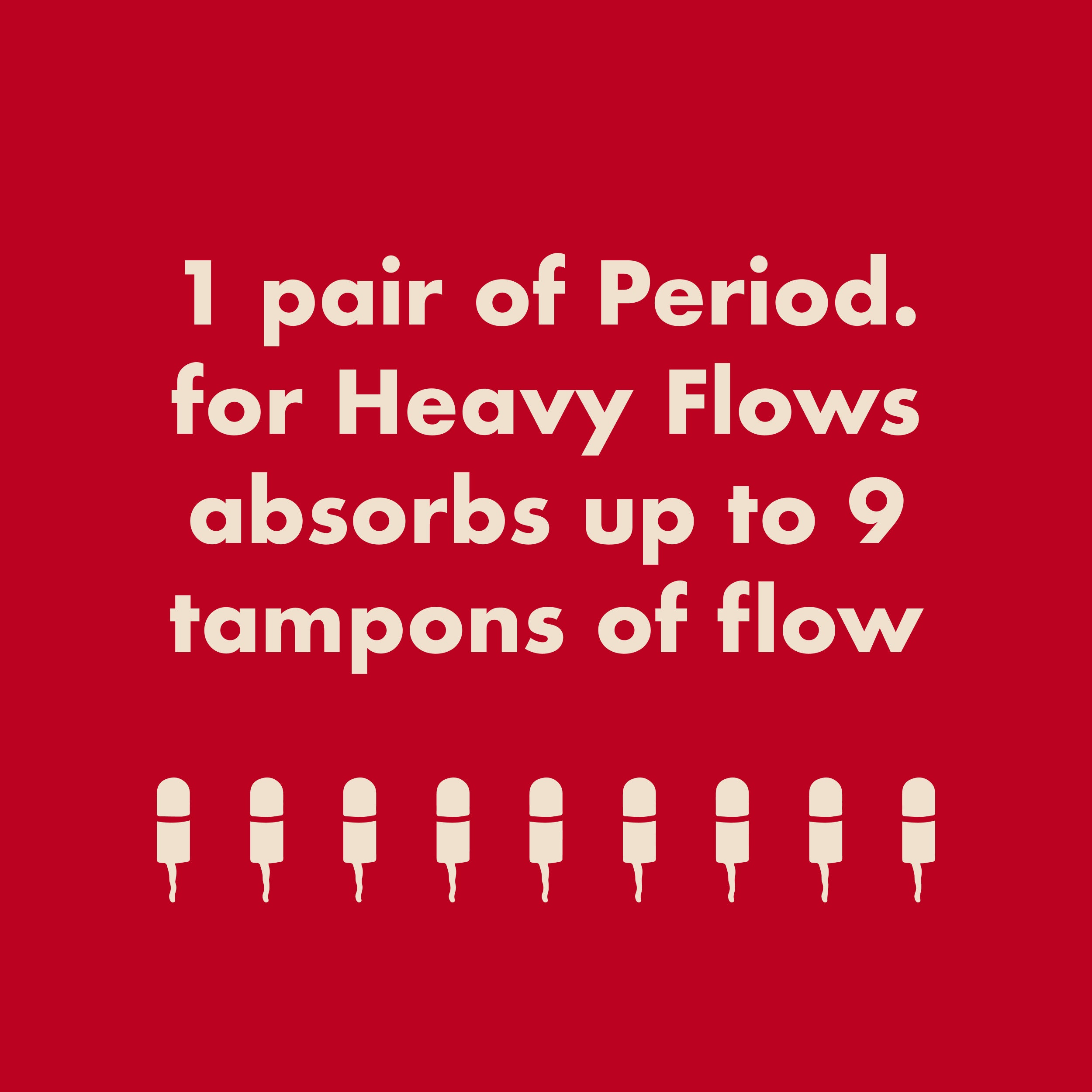The Period Company The Adaptive Period. in Microfiber For Heavy Flows