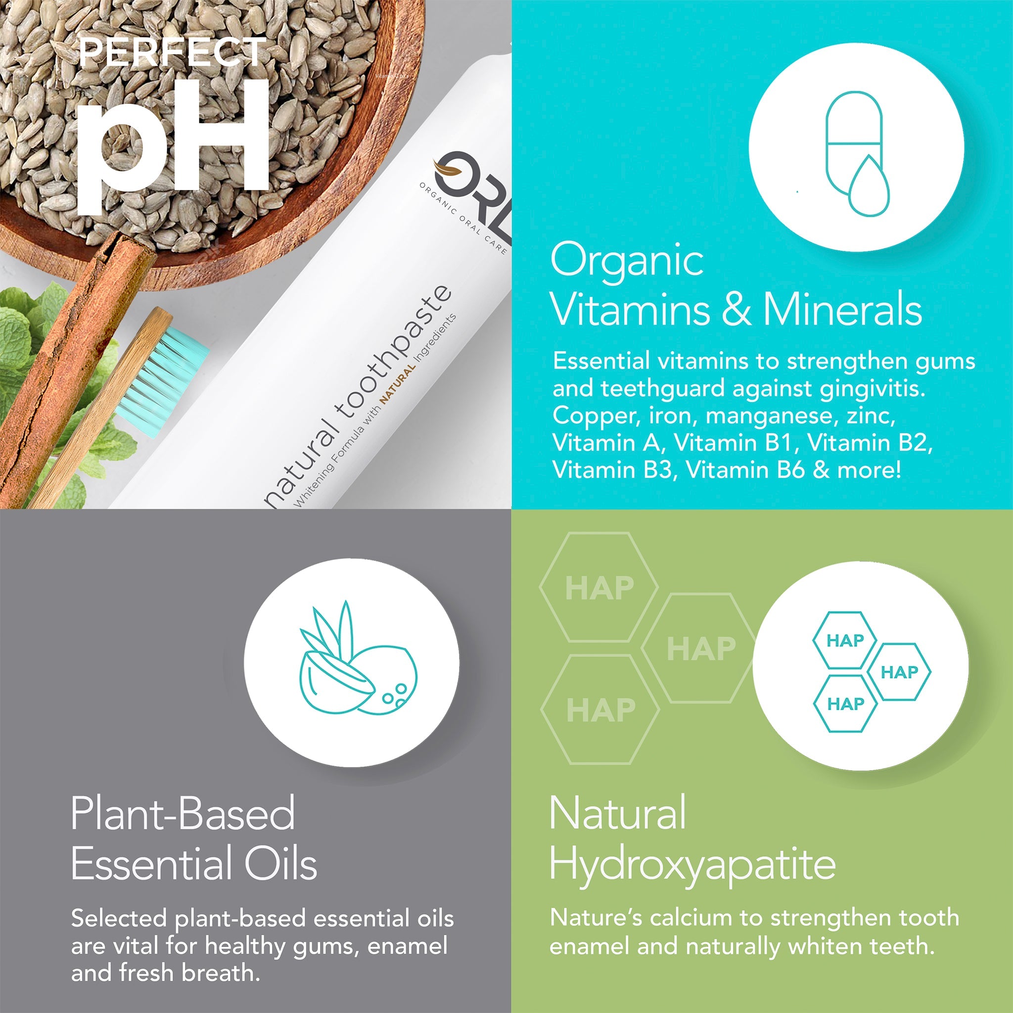 ORL Fluoride-free Toothpaste with Natural Hydroxyapatite