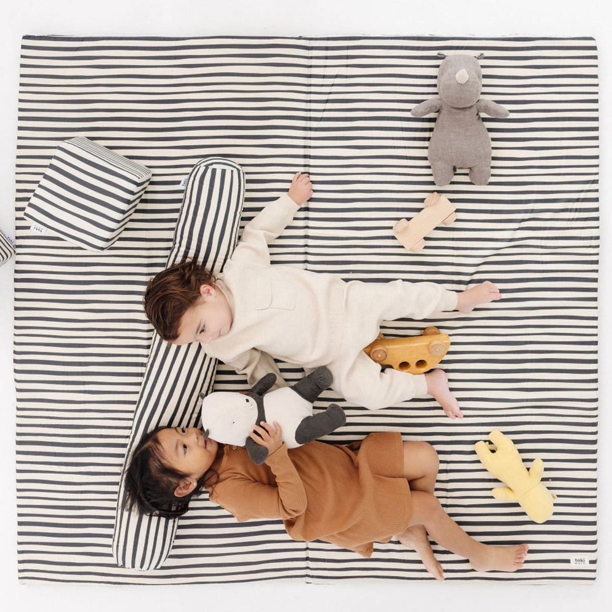 Toki Mats Bold Stripe Organic Cotton Mat