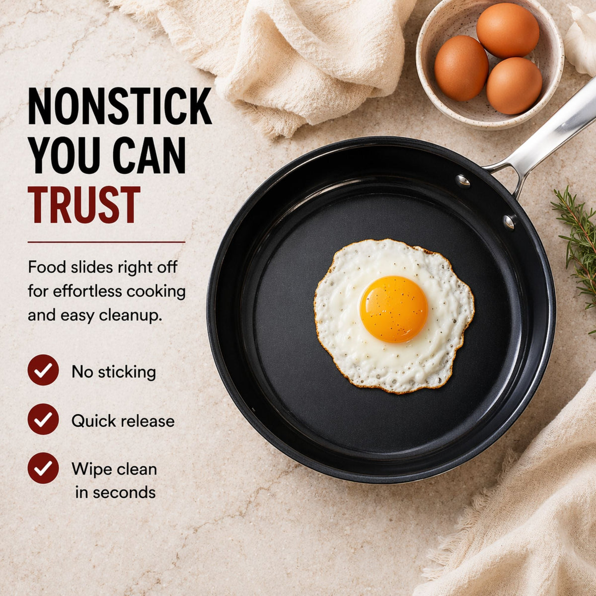 Alva Cookware Ceramic Nonstick Cookware Set