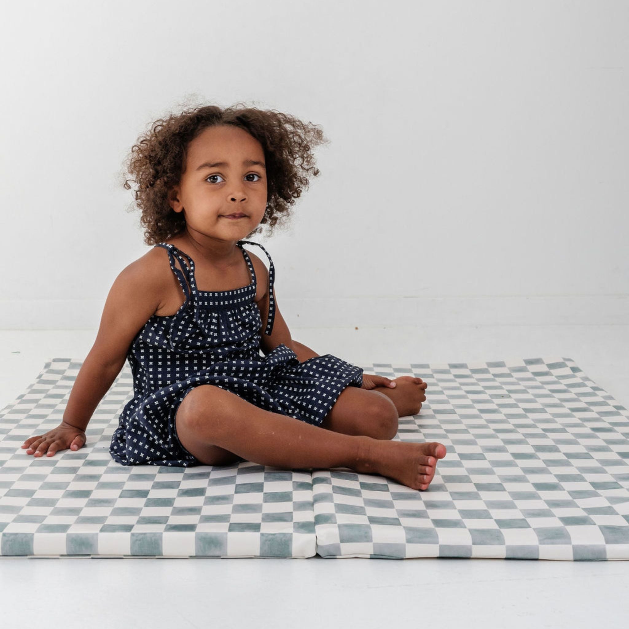 Toki Mats Checker Matcha Vegan Leather Mat - Gimme the Good Stuff