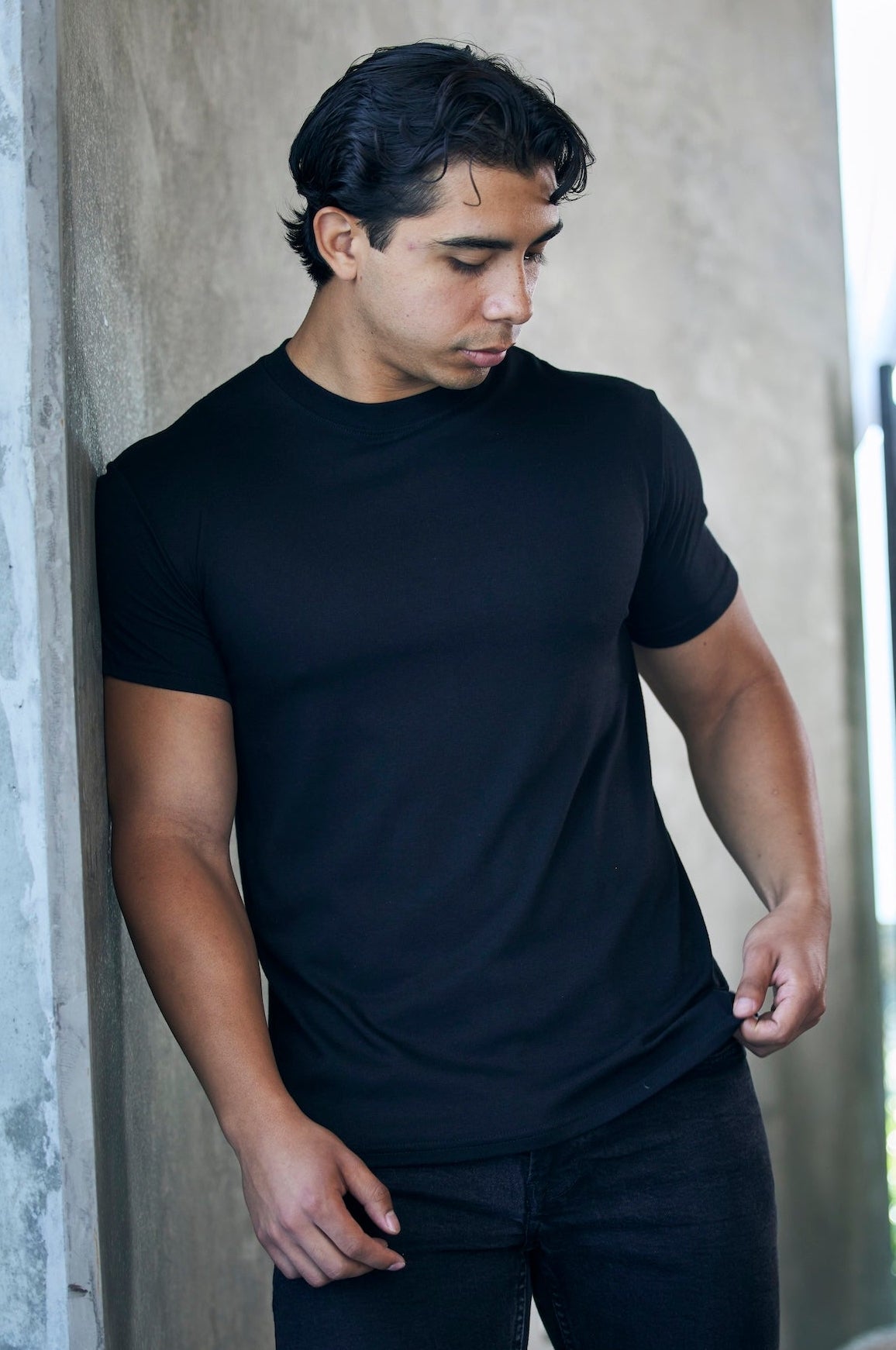 Spun Bamboo The Original Men's Bamboo Viscose/Organic Cotton Short Sleeve T-Shirt - Classic Cut