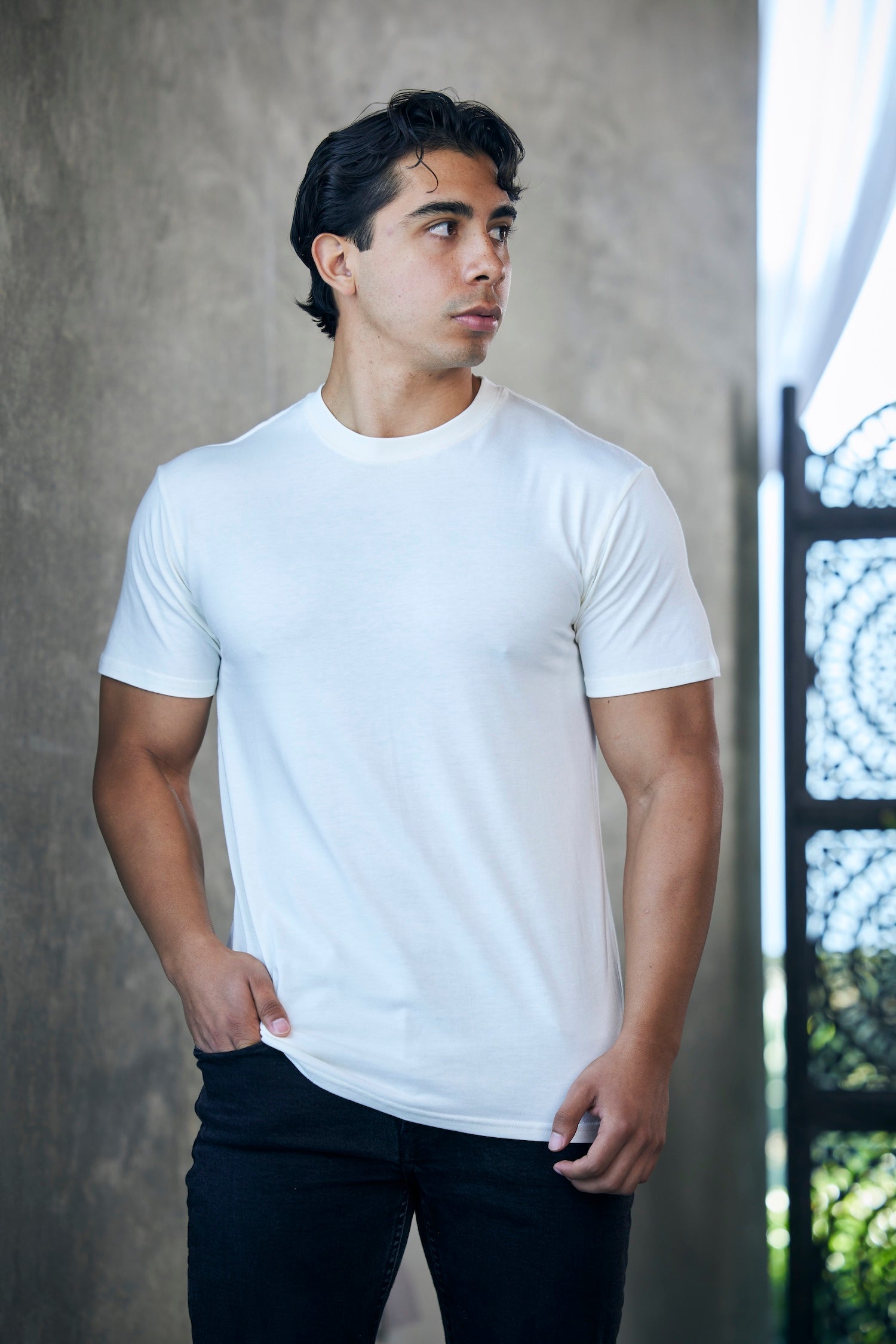 Spun Bamboo The Original Men's Bamboo Viscose/Organic Cotton Short Sleeve T-Shirt - Classic Cut