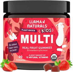 Llama Naturals Kids Multi Real Fruit Gummies
