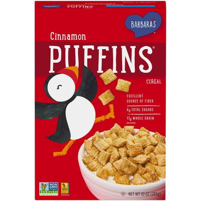Barbara’s Puffins Original & Cinnamon 