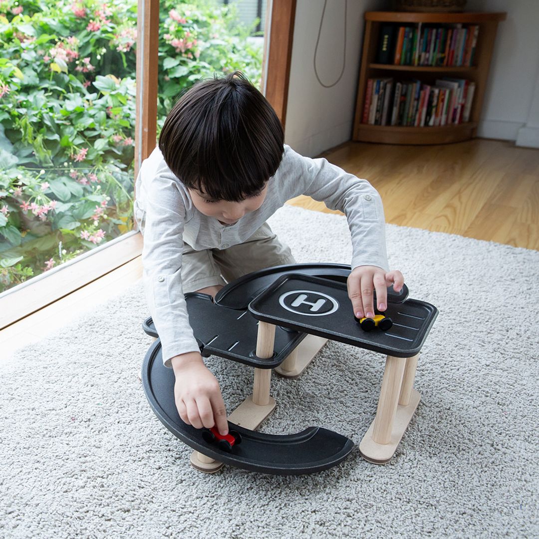 PlanToys Race N Play Parking Garage