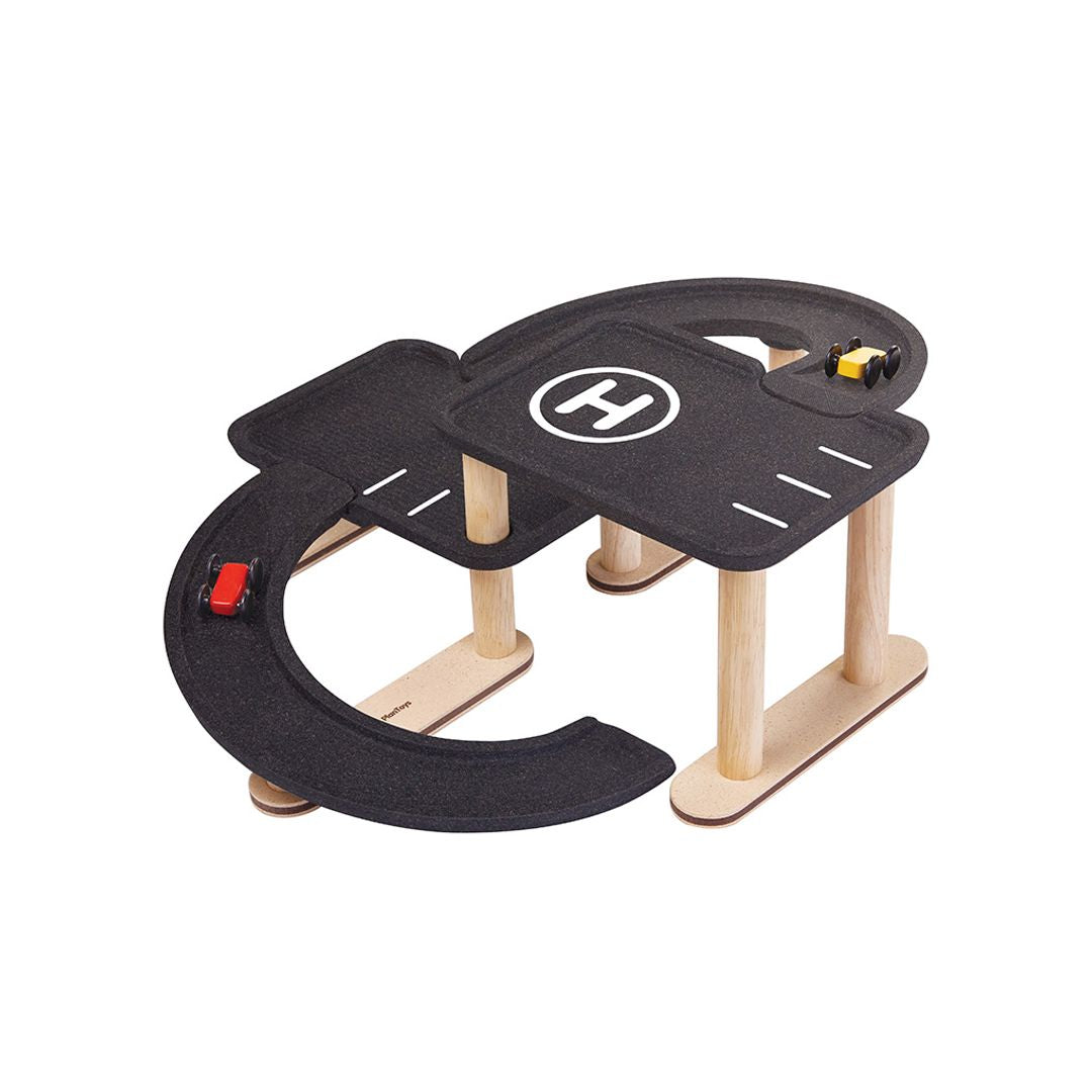 PlanToys Race N Play Parking Garage