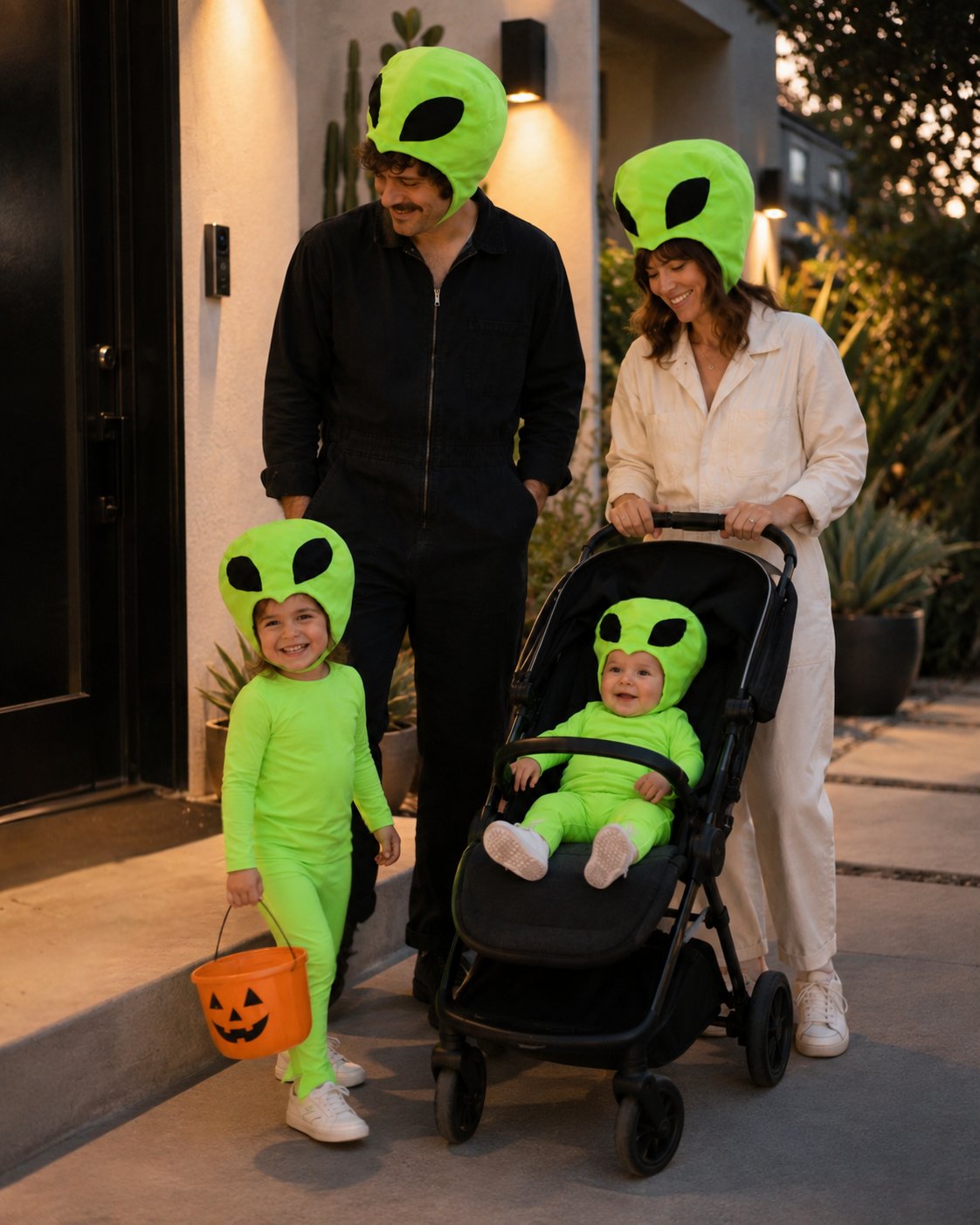 Band of the Wild Baby Cosmic Green Alien