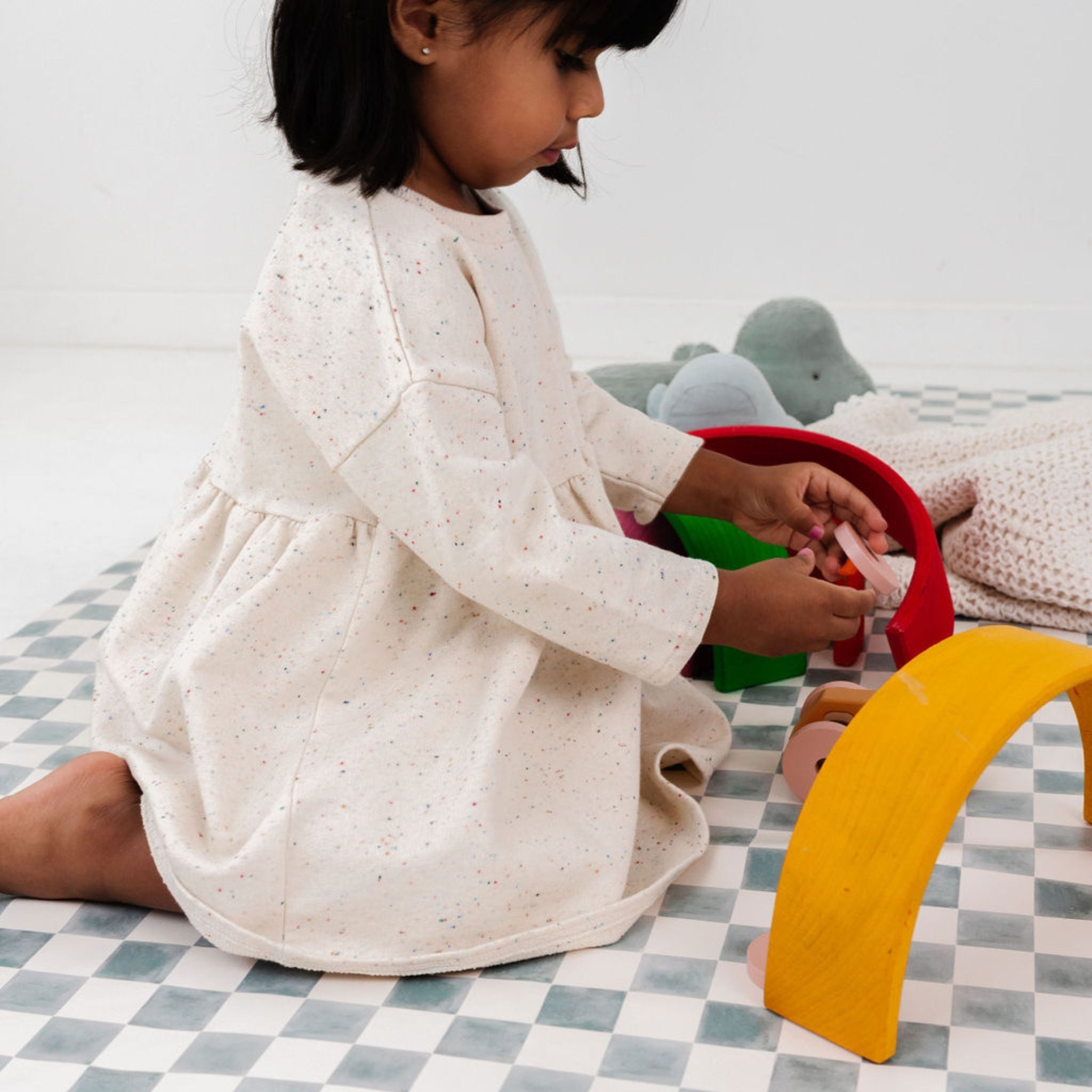 Toki Mats Checker Matcha Vegan Leather Mat - Gimme the Good Stuff