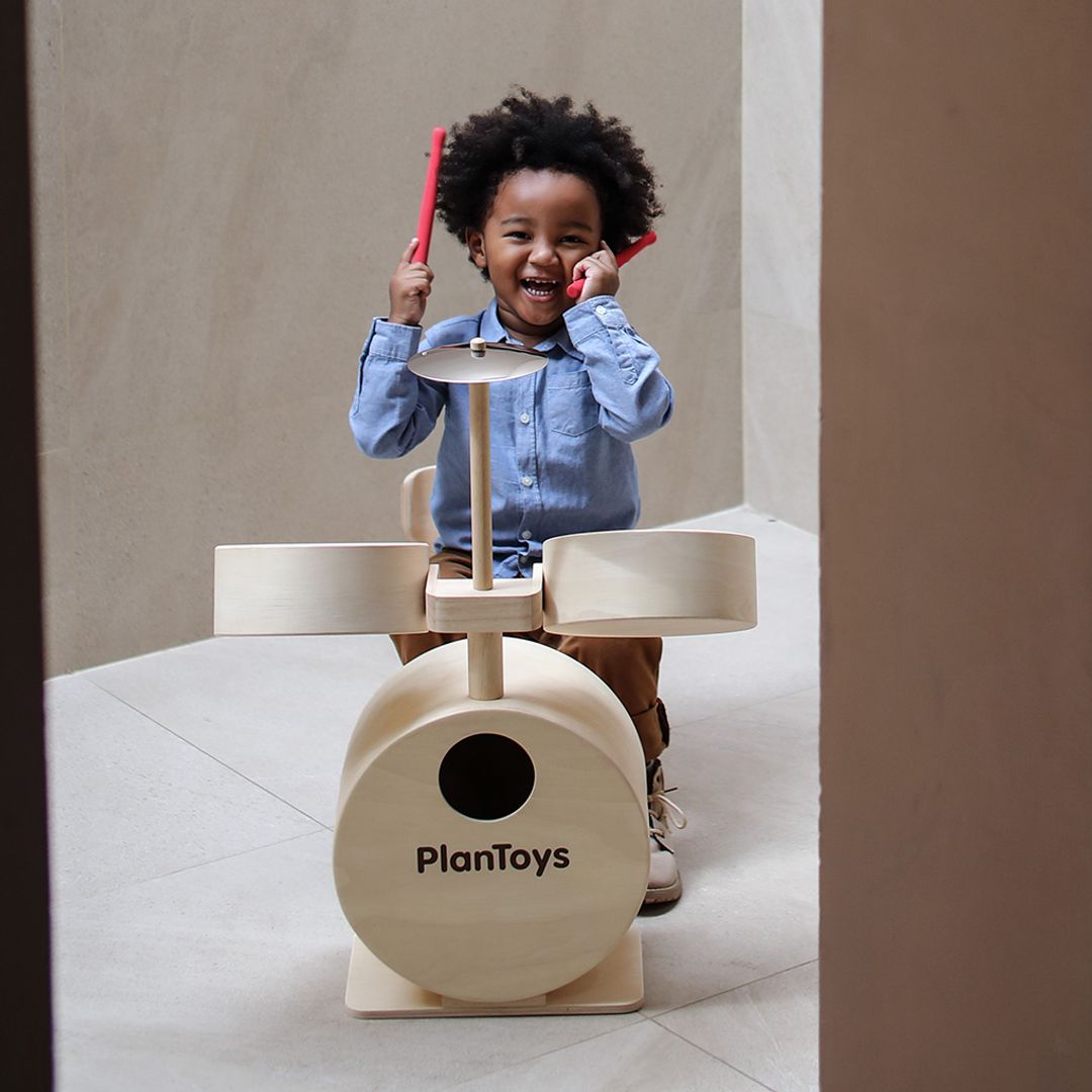 PlanToys Drum Set