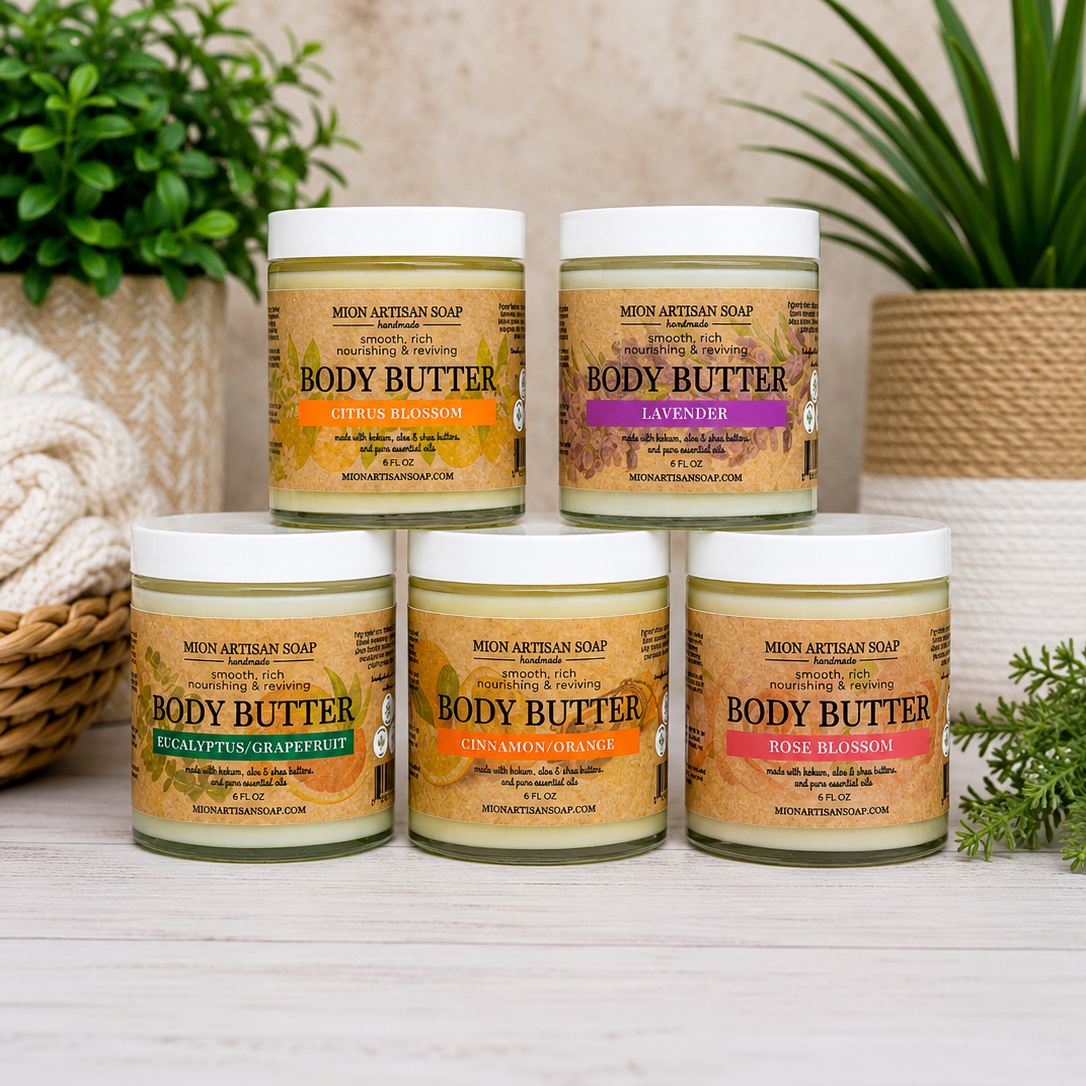 MION Artisan Soap Body Butter | High in Essential Vitamins and Fatty Acids