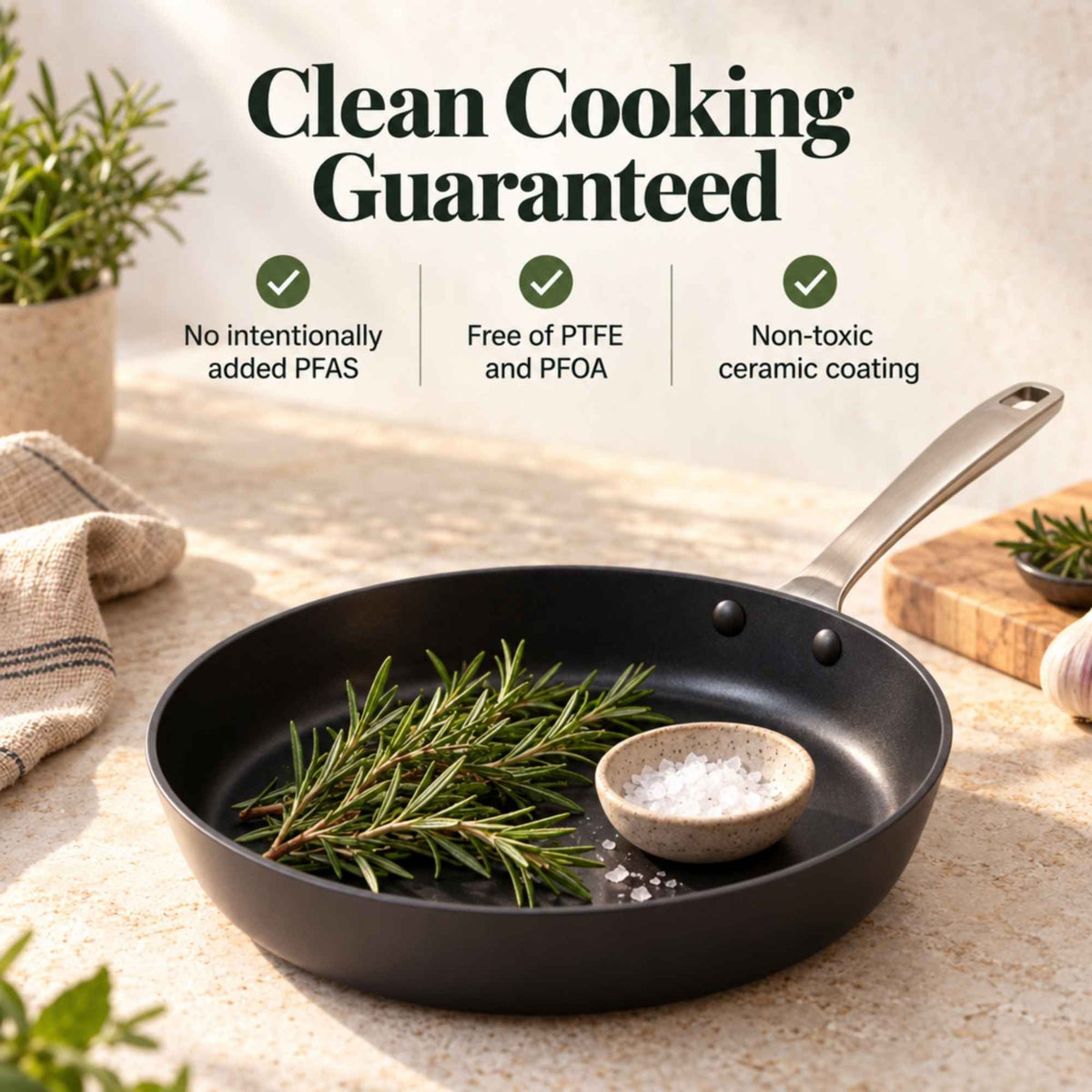 Alva Cookware Ceramic Nonstick Frying Pan
