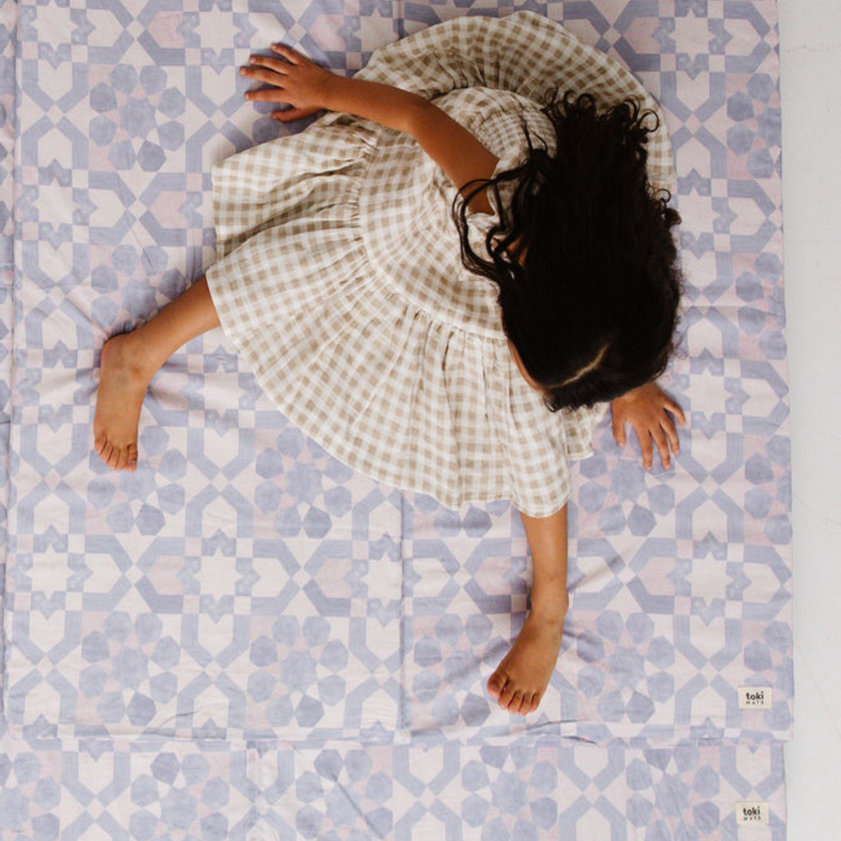 Toki Mats Blue Tile Organic Cotton Mat