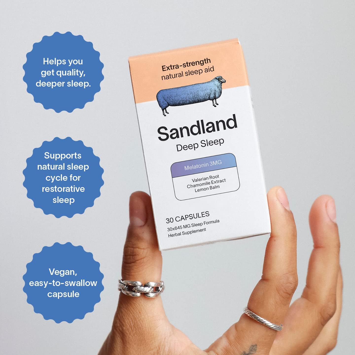 Sandland Sleep Deep Sleep with Melatonin