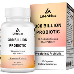 Lifeatlas 300 Billion Probiotic
