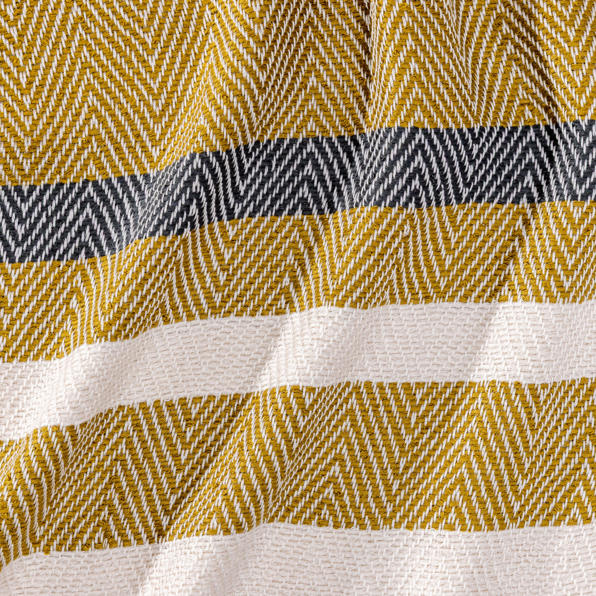 Ettitude Hand Woven Stripe Throw Blanket