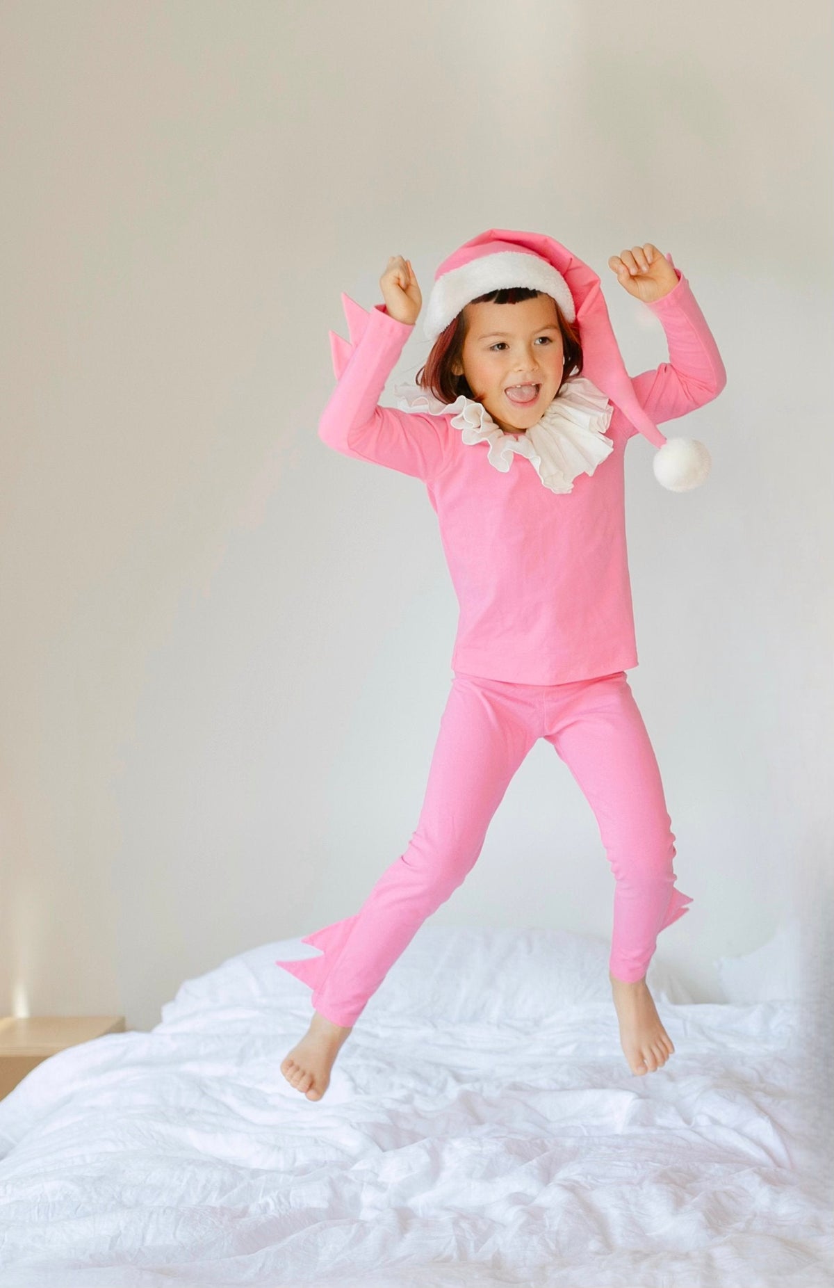 Band of the Wild Pink Holiday Elf Pajama Costume