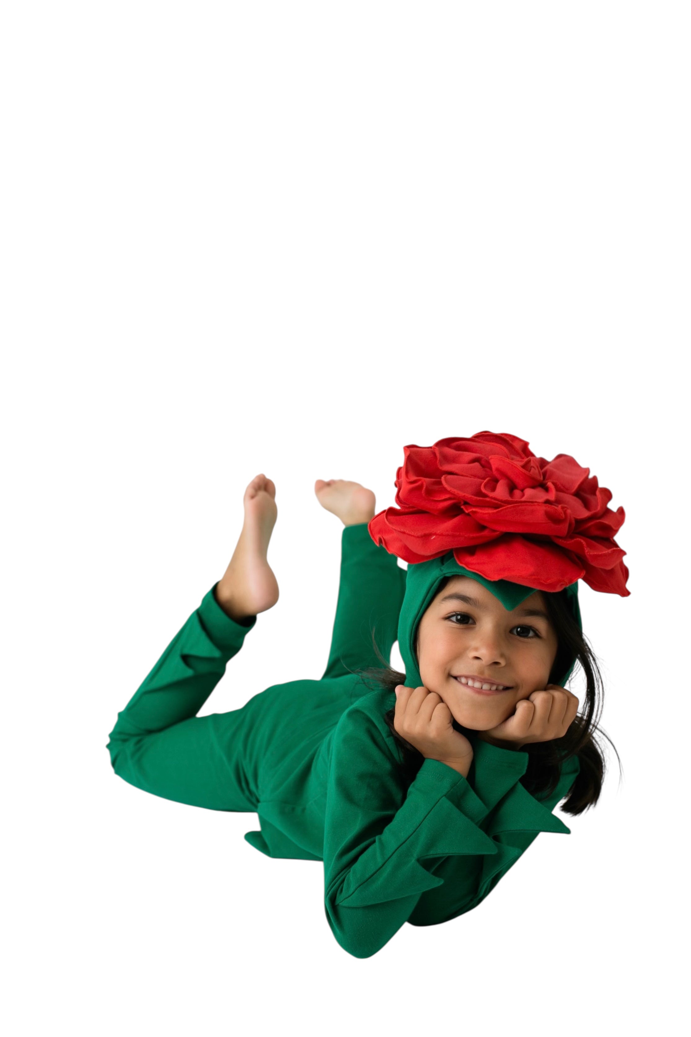 Band of the Wild Red Rose Costume with Green Stem Pajamas