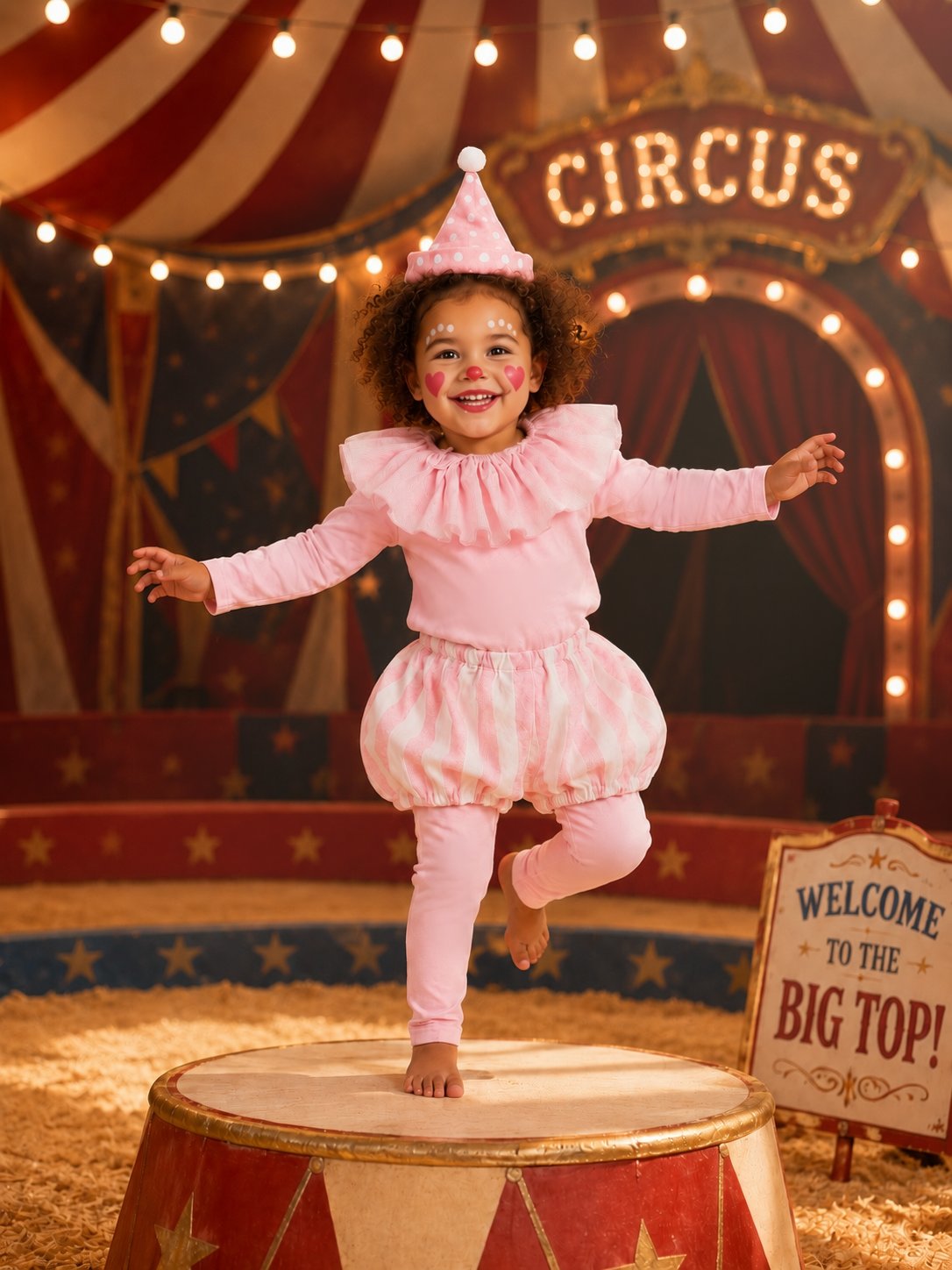 Band of the Wild Pink Clown Costume