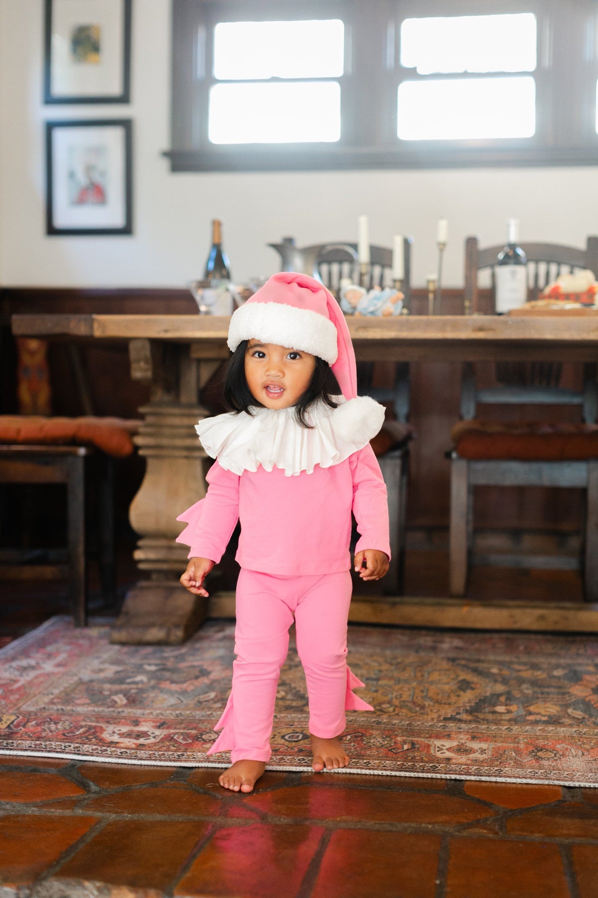 Band of the Wild Pink Holiday Elf Pajama Costume