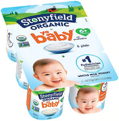 Stonyfield YoBaby flavored yogurts