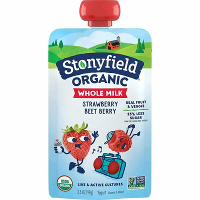 Stonyfield Organic Whole Milk Yogurt Pouches